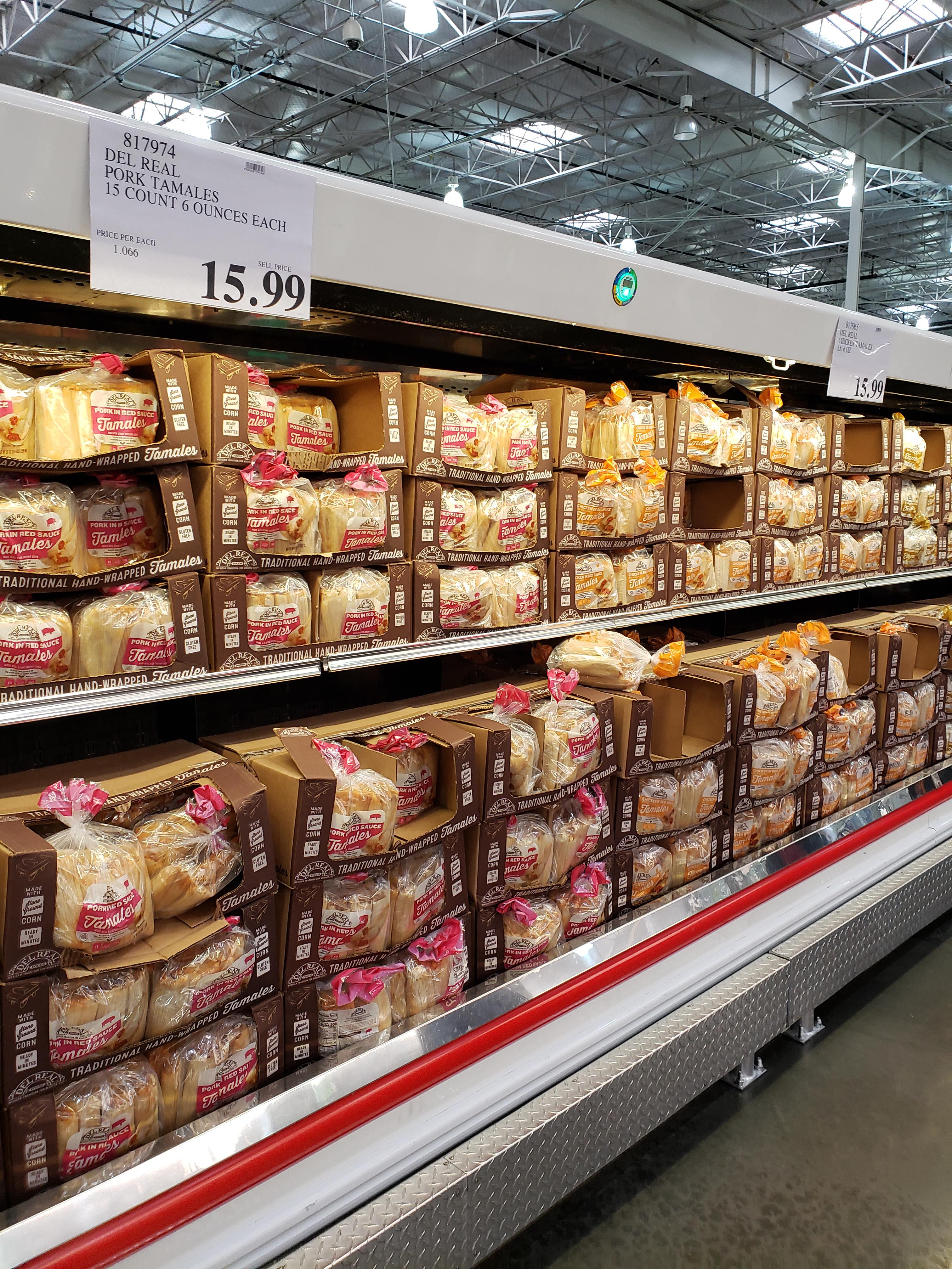 Christmas tamales take over entire fridge case r/Costco