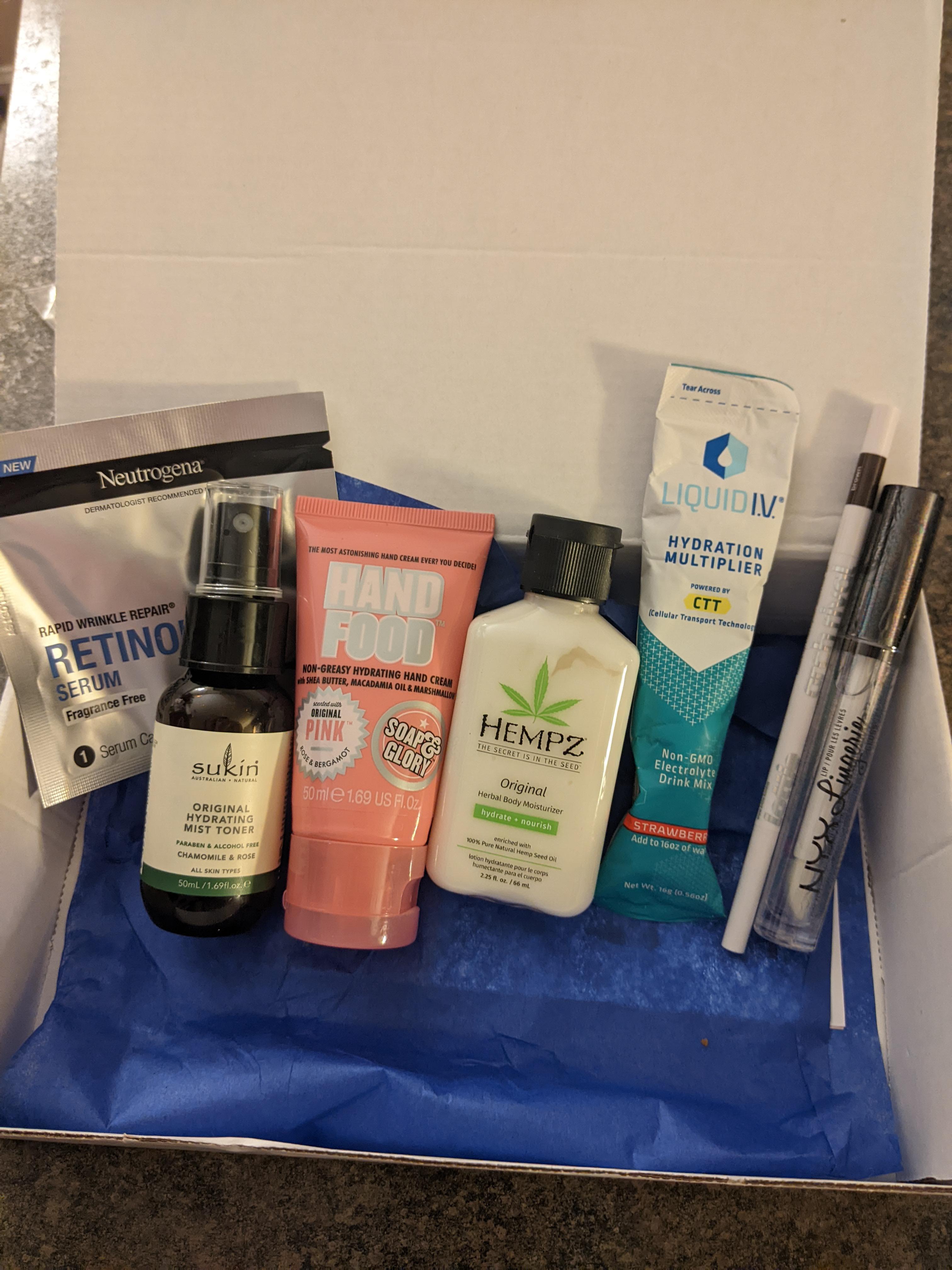Pretty please with my Walmart Beauty Box r/BeautyBoxes