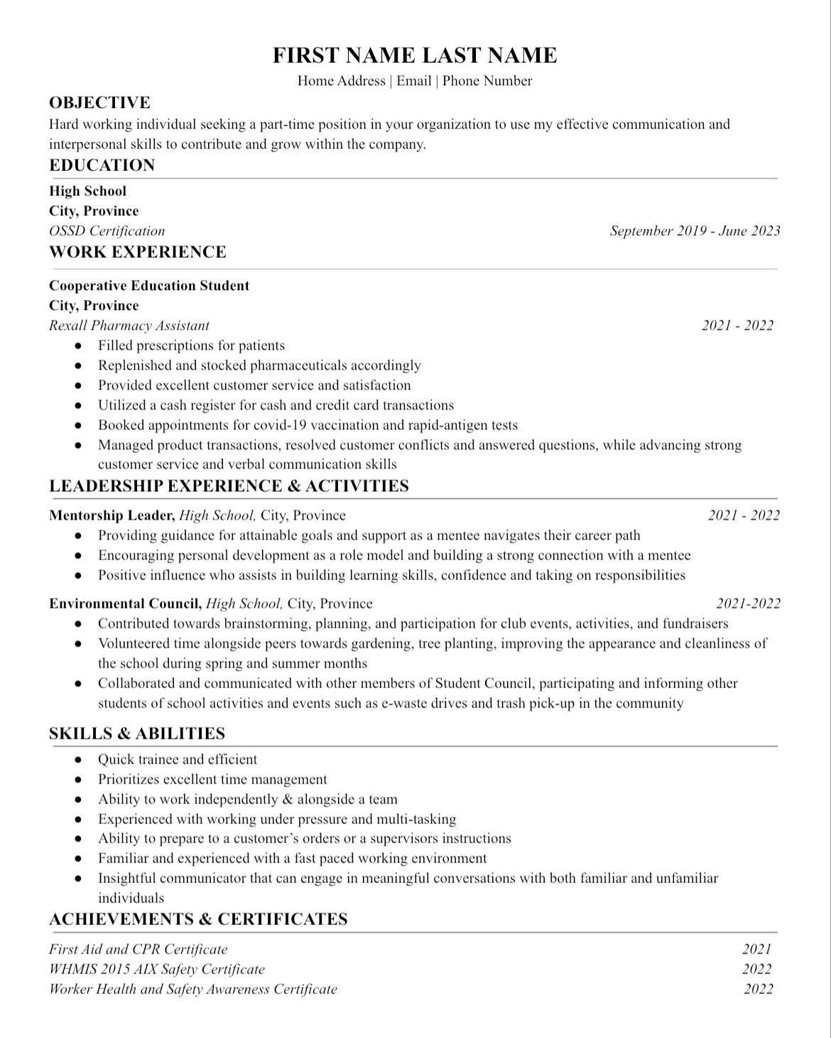 applying for entrylevel/minimum wage jobs (retail, customer service