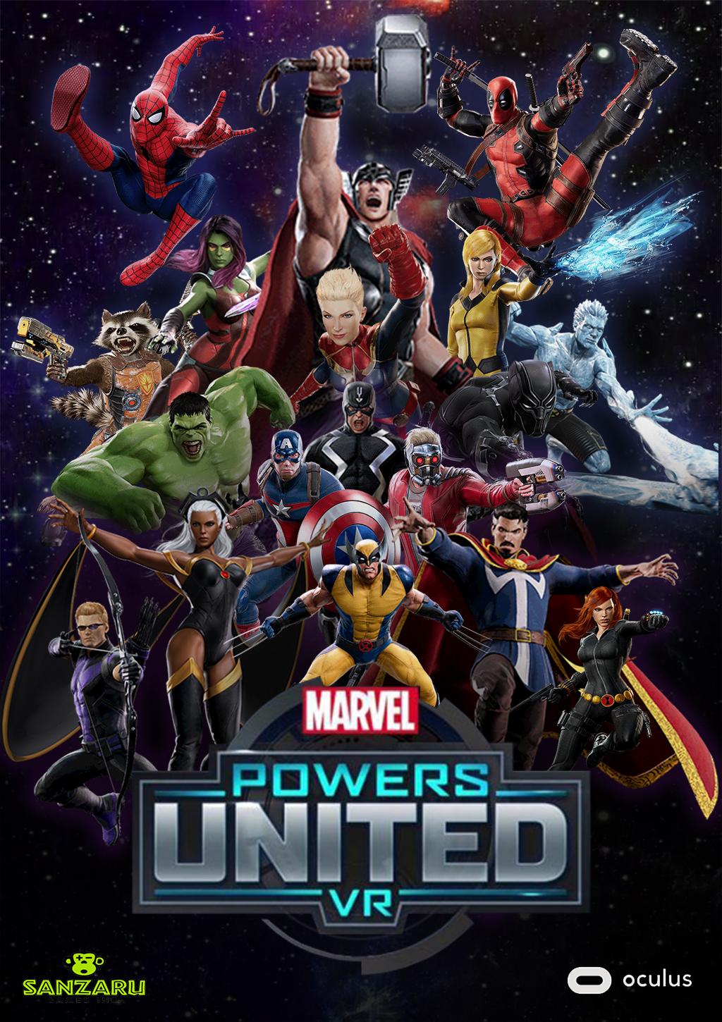 Here's my poster for Marvel Powers United VR r/oculus