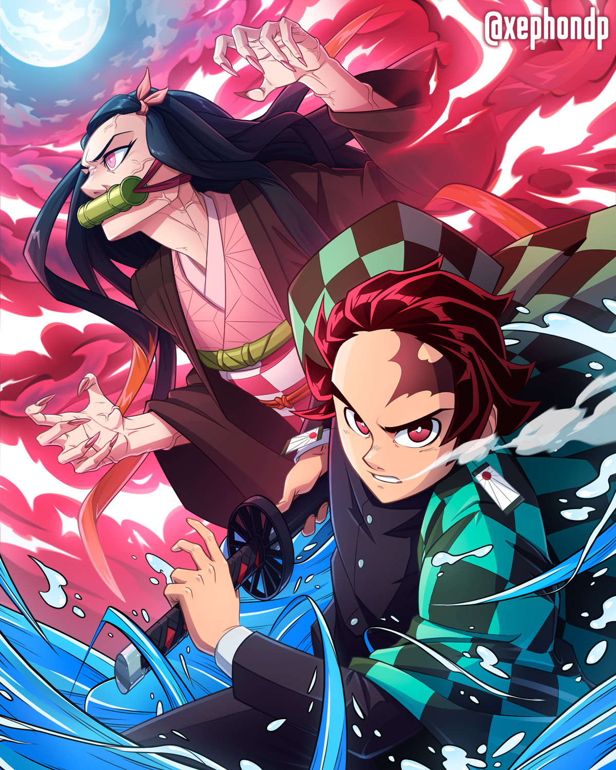 Demon Slayer fanart by me [Xephondp] r/AnimeART