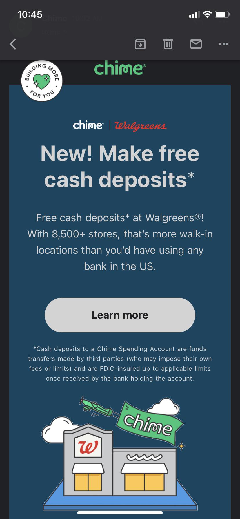 Just got this email from Chime. : r/chimefinancial