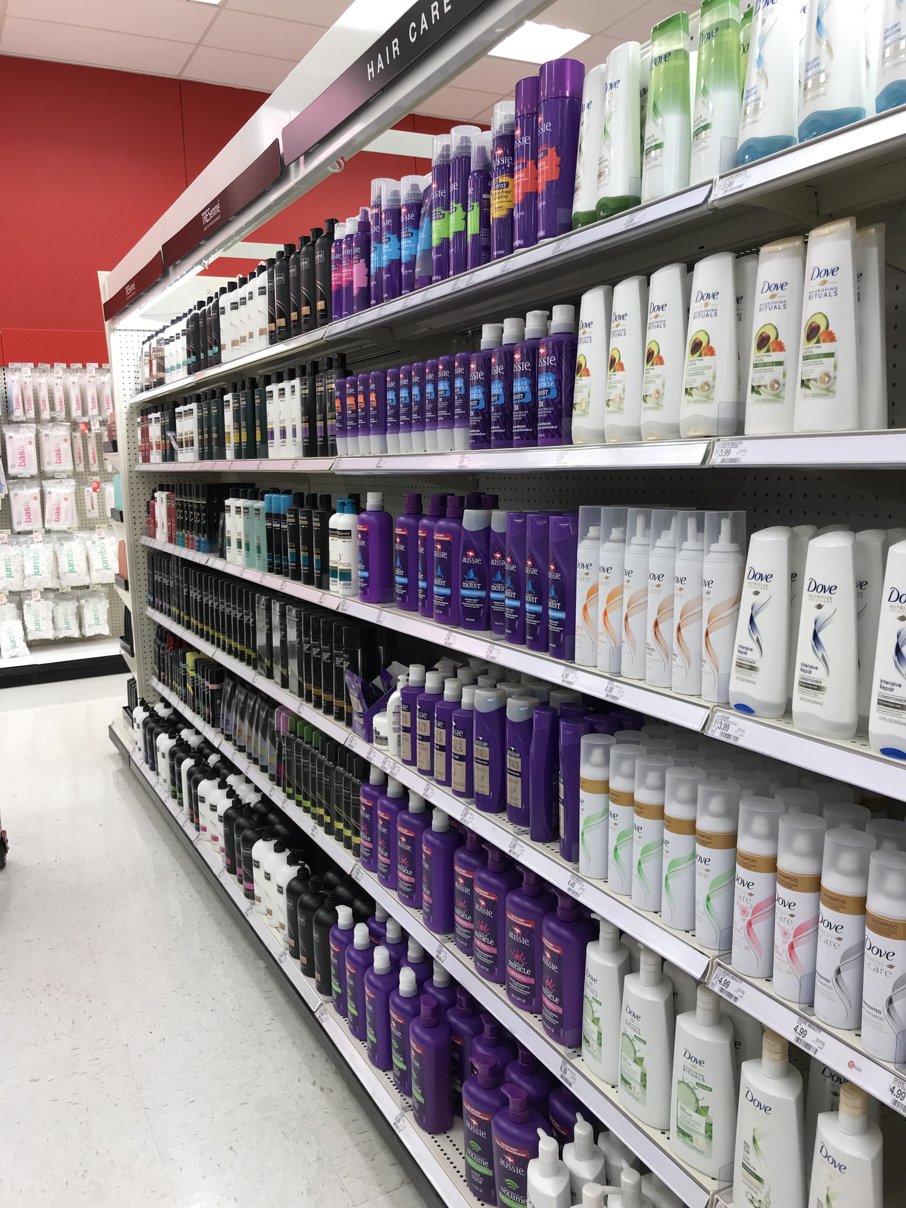 We just transitioned our shampoo aisles. ZonePorn r/Target