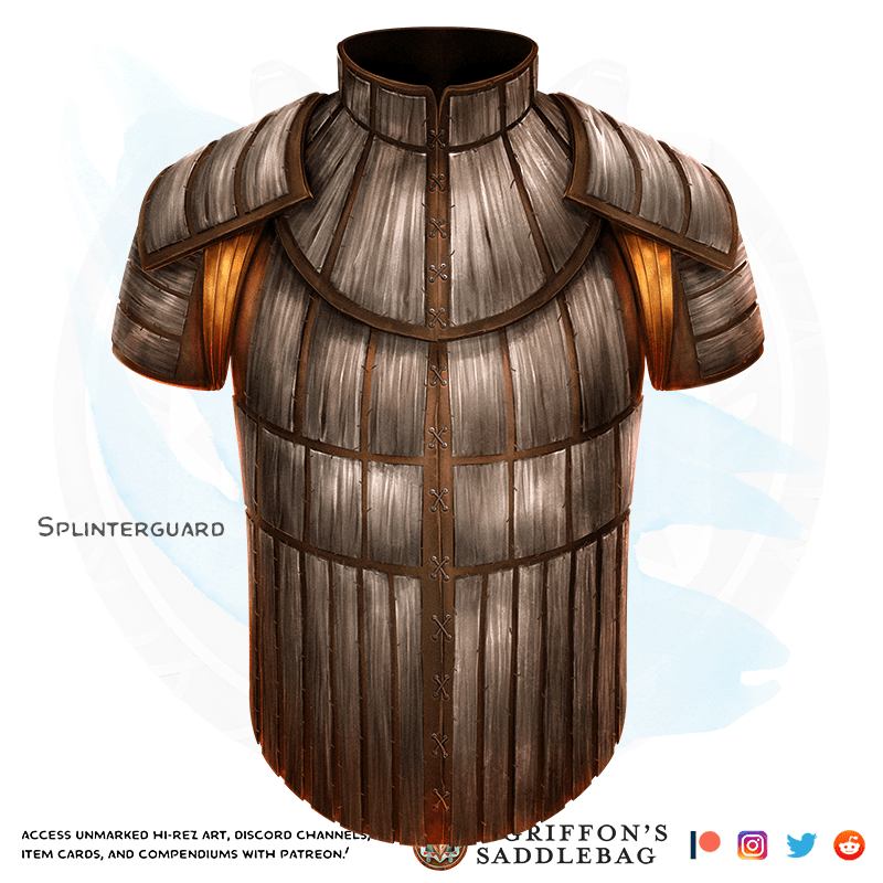 {The Griffon's Saddlebag} Splinterguard Armor (splint) r