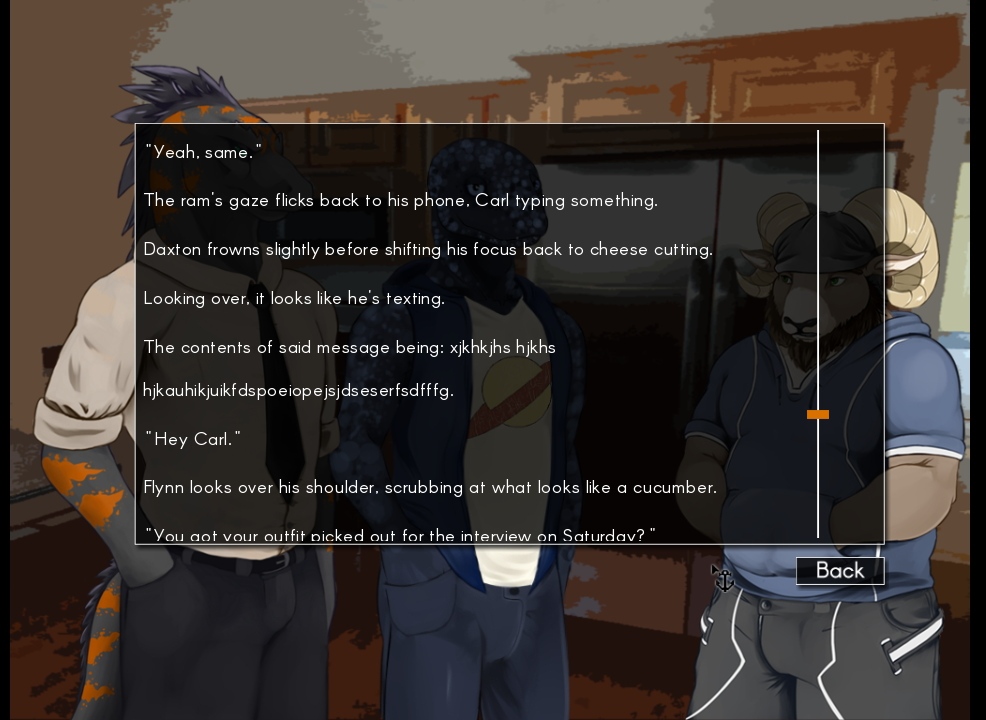 CARL GET SOME HELP (echo flynn route spoilers) r/FurryVisualNovels