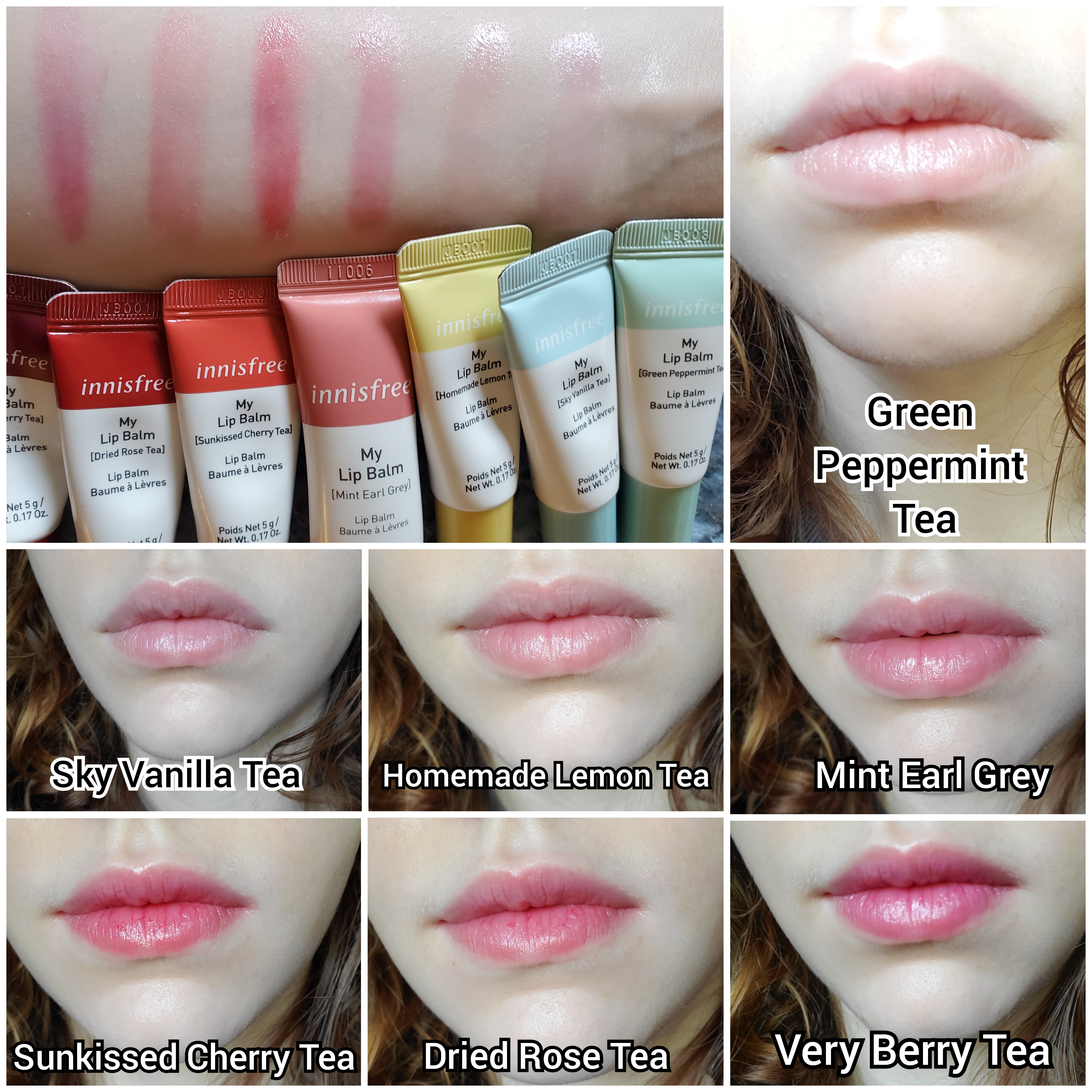 Innisfree My Lip Balm swatches + reviews r/KoreanBeauty