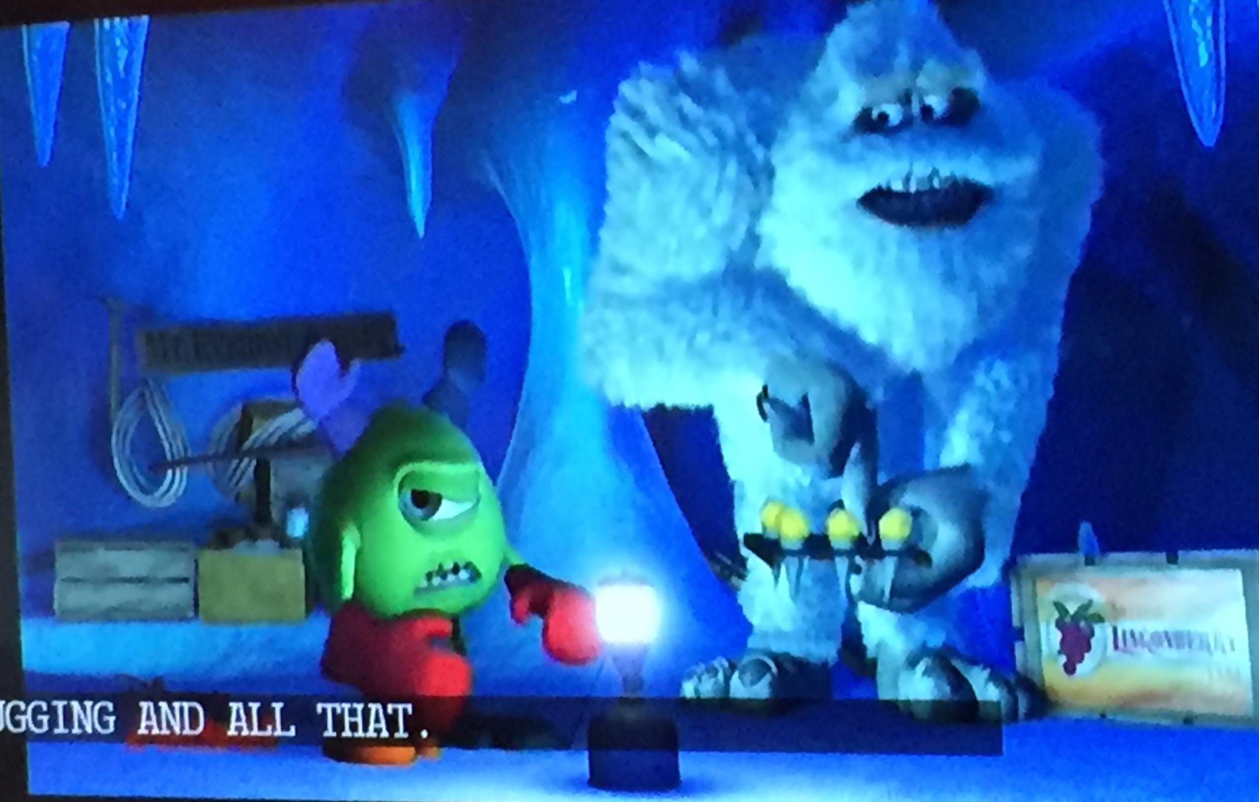 Monsters Inc Abominable Snowman
