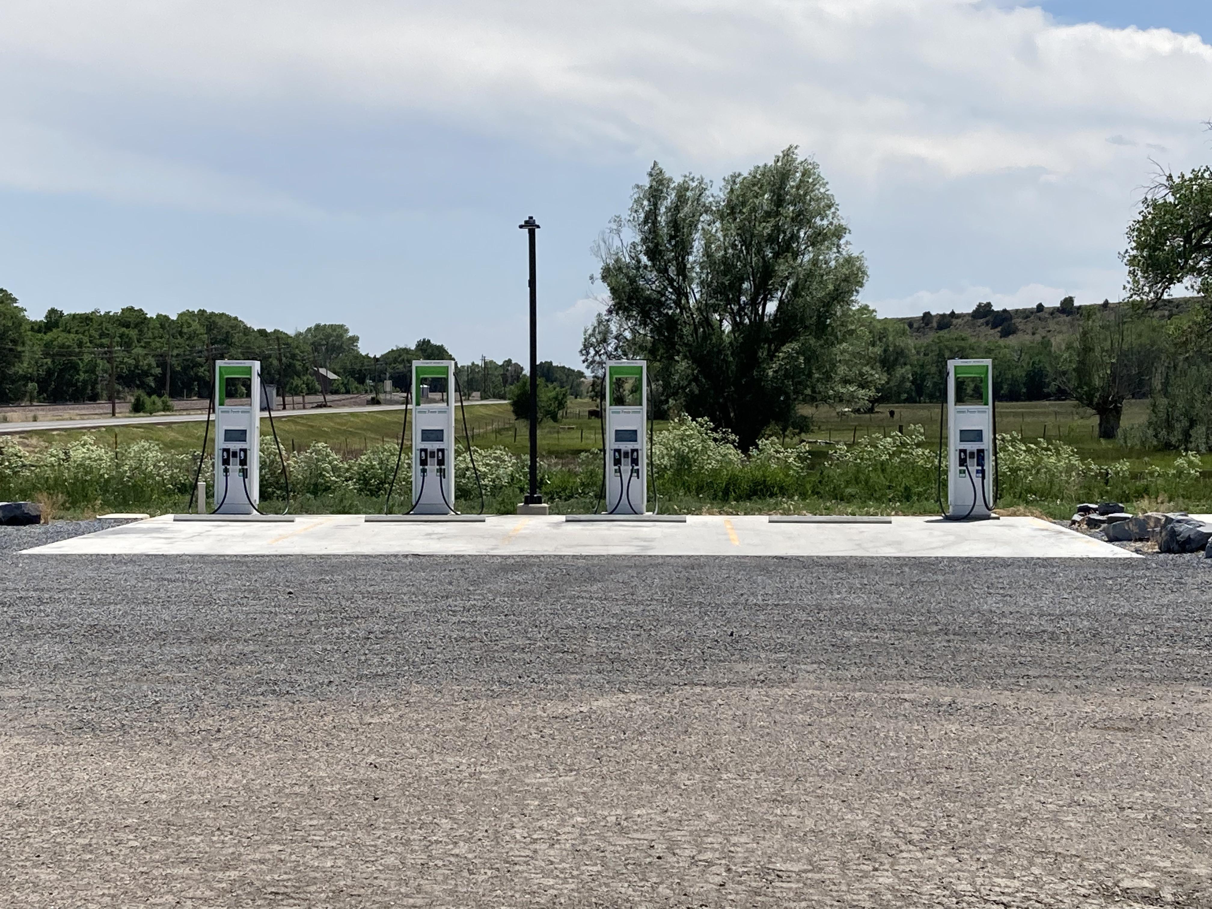 Stopped in Wagon Mound, New Mexico for gas (just have a PHEV, not BEV