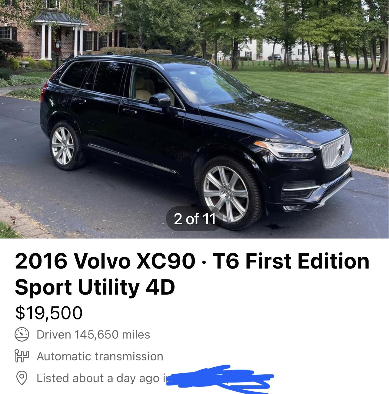 2016 XC90 145K Miles Worth Buying assuming all maintenance has been