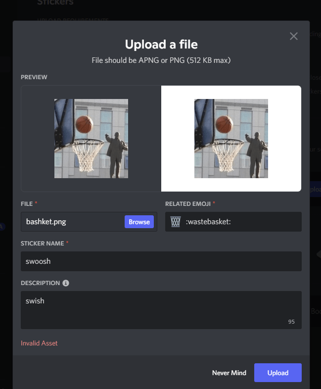 WHAT IS INVALID ABOUT THIS?! IVE TRIED 5 TIMES r/discordapp