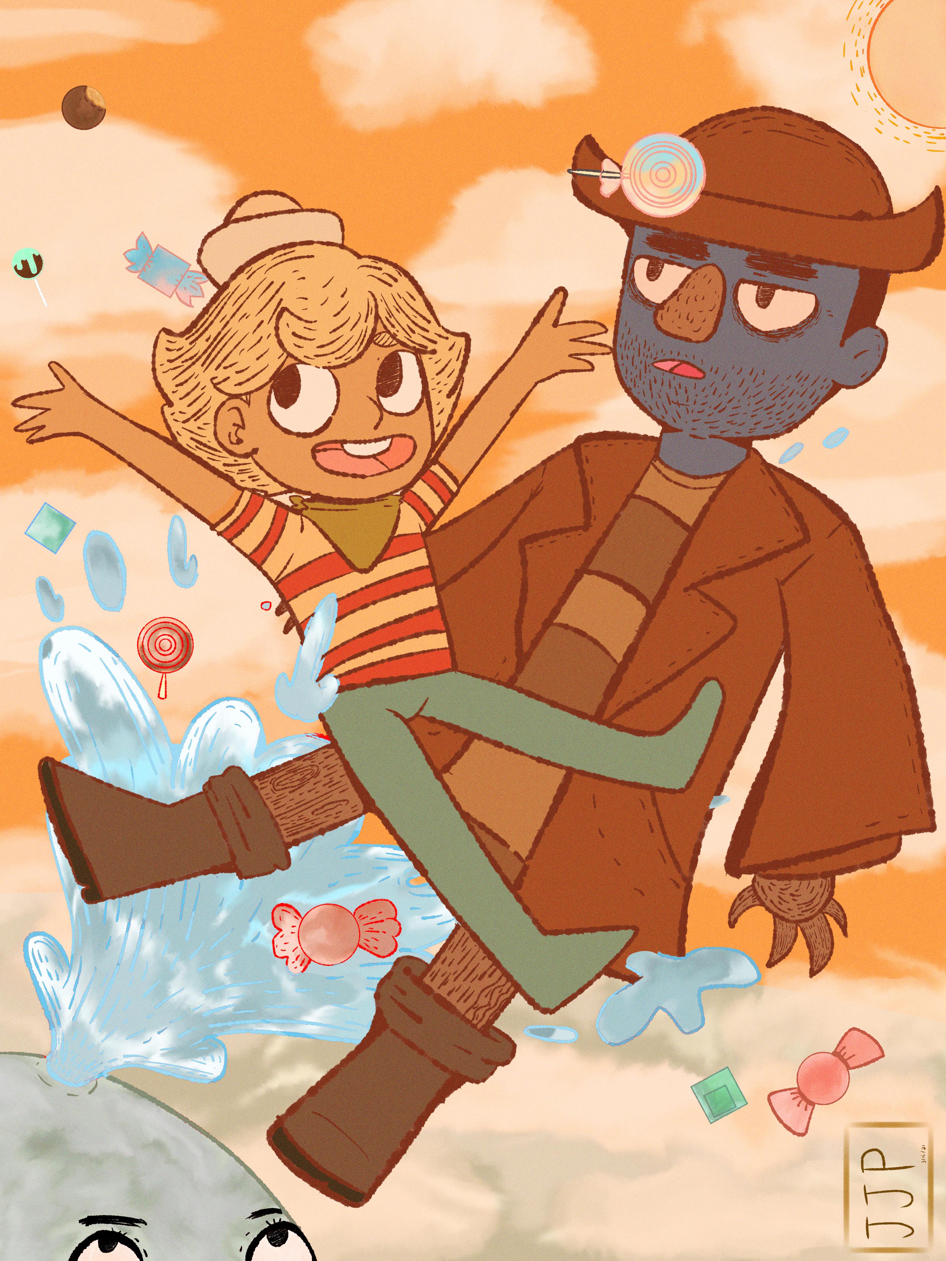 I made this fanart of marvelous misadventures of flapjack