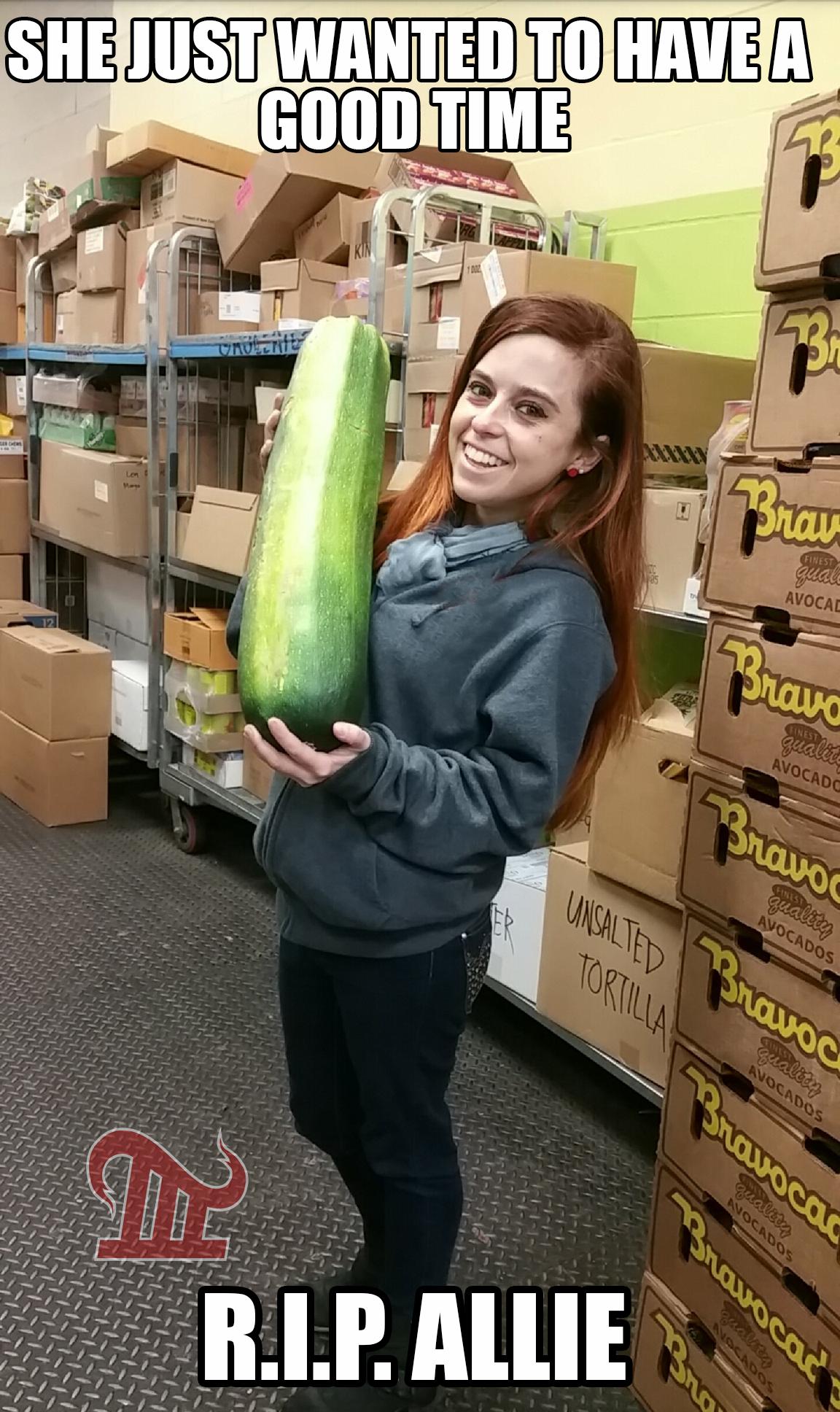 The produce section remained light that day... r/memes