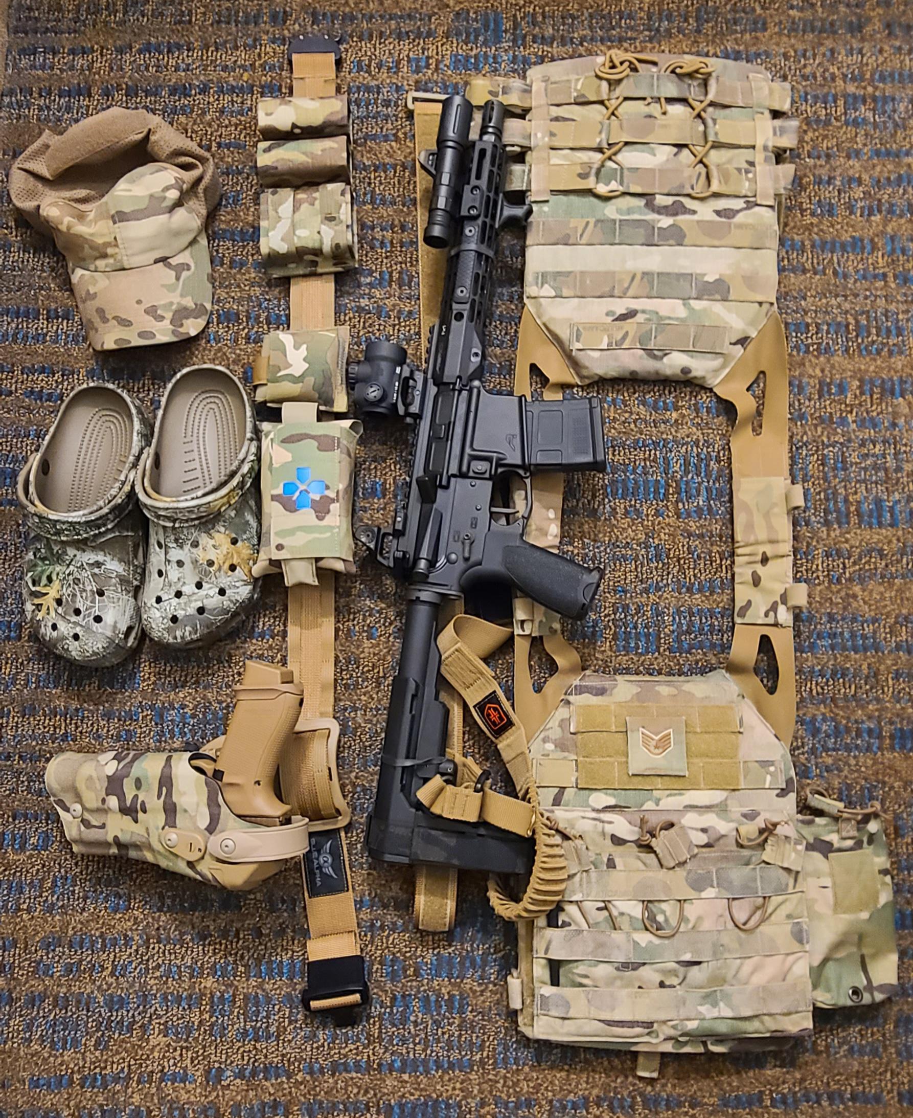 Basic bitch. Besides helmet and tourniquet, how'd I do? r/tacticalgear