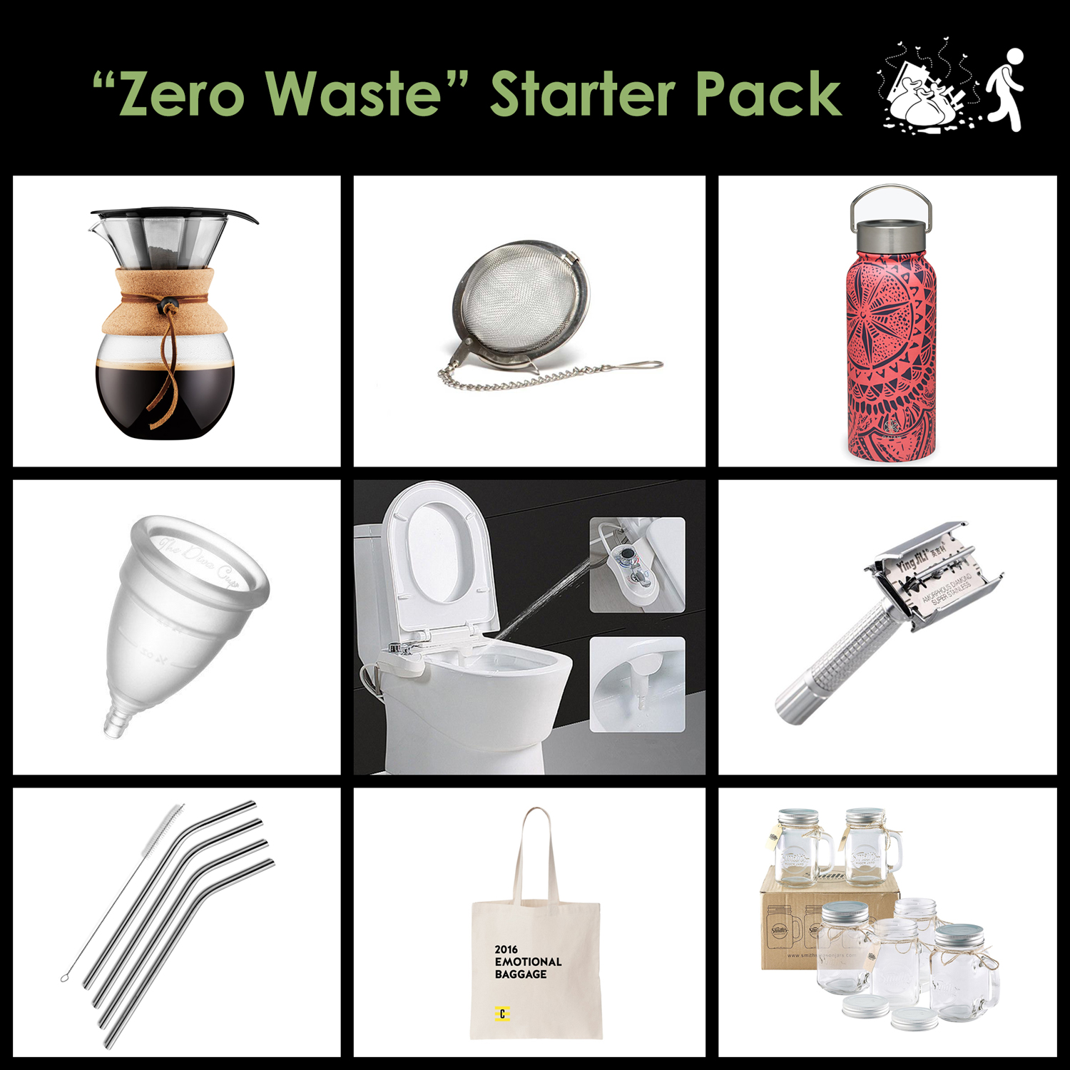 "zero waste" starter pack r/starterpacks