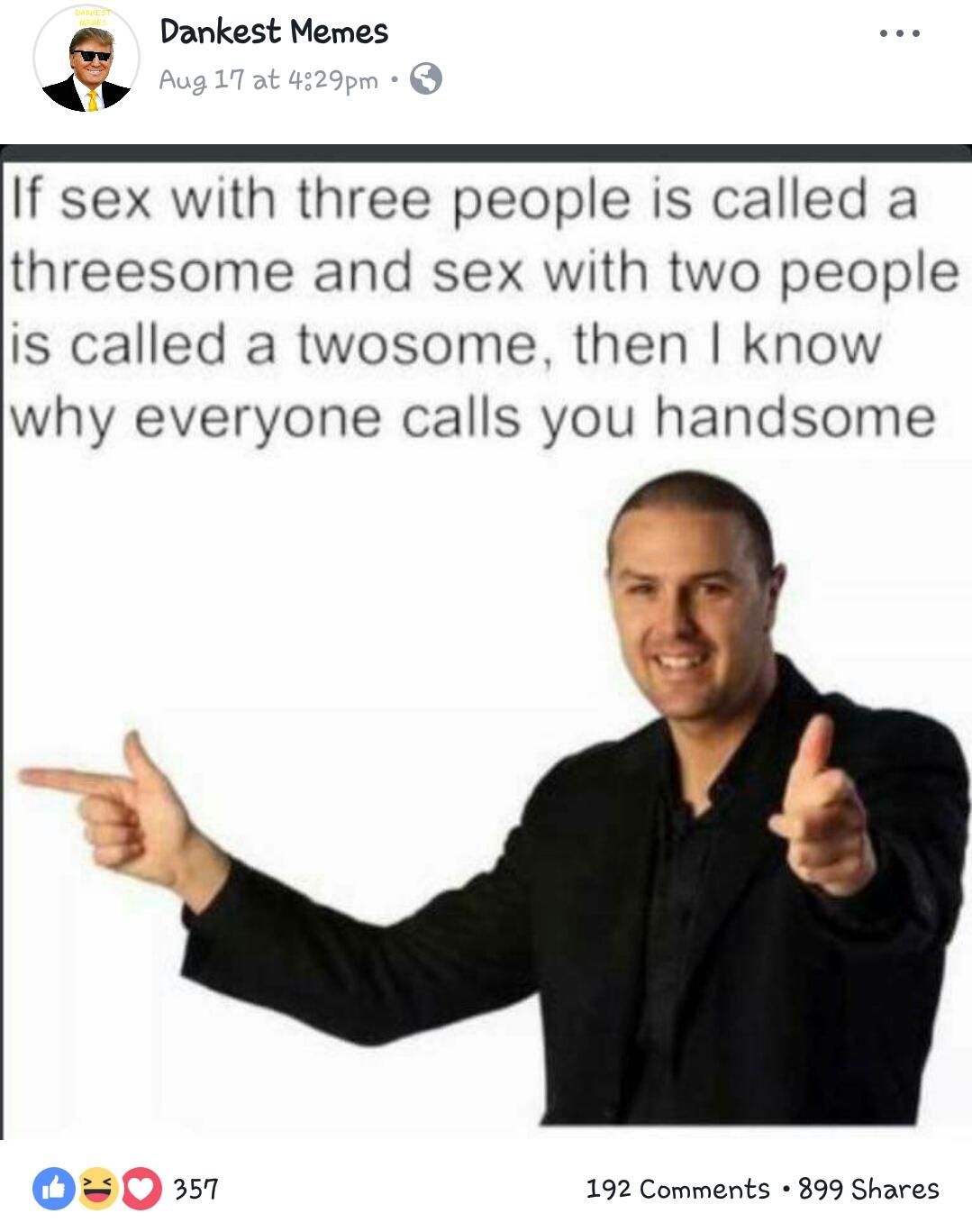 Hey handsome terriblefacebookmemes
