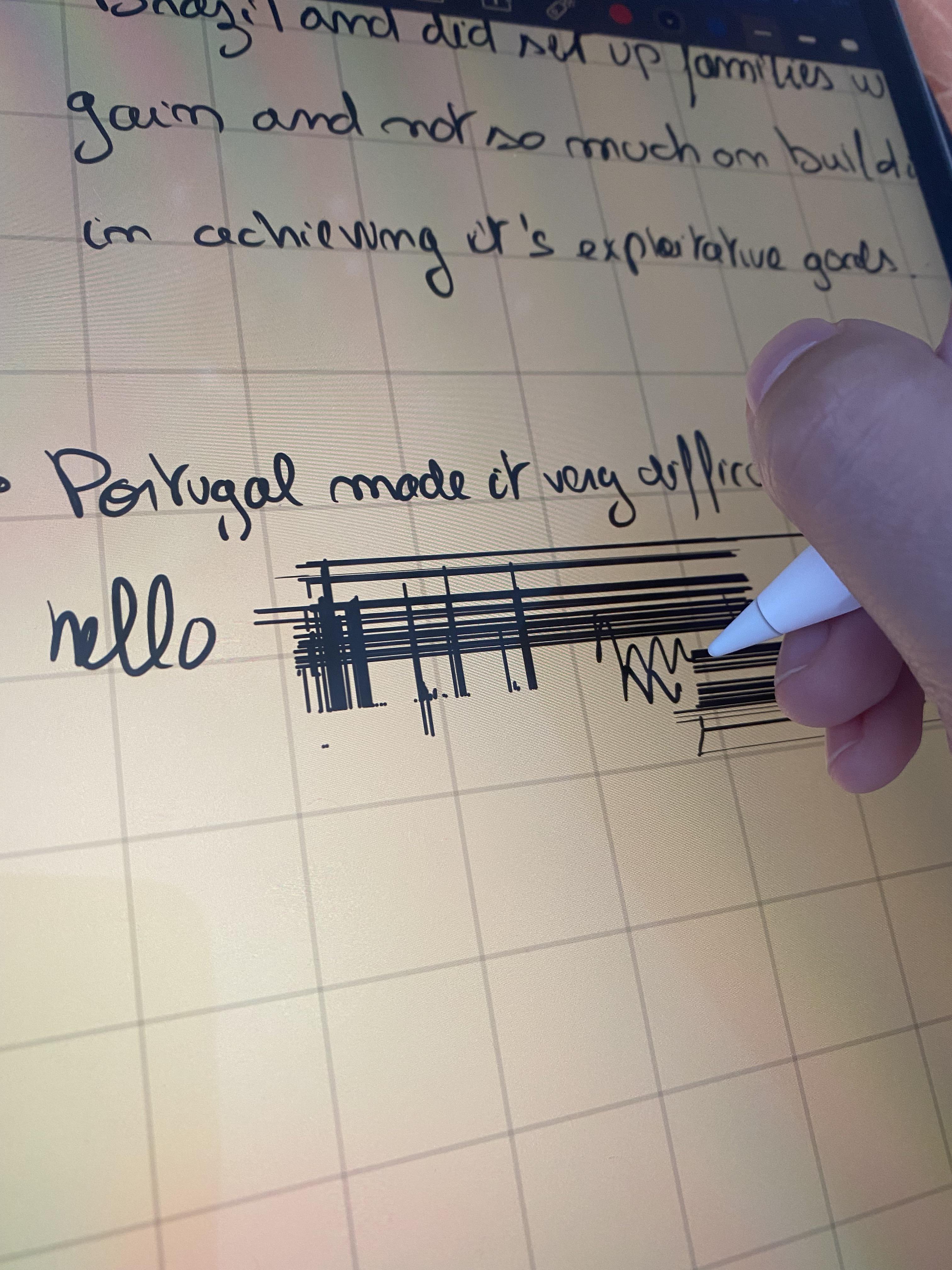 Help ! My stylus is writing lines when I approach the screen. It is