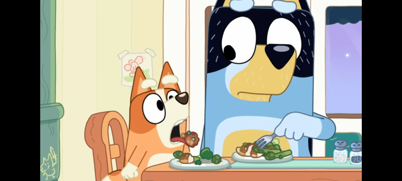 Show a photo from Bluey that you find funny! I'll go first! bluey