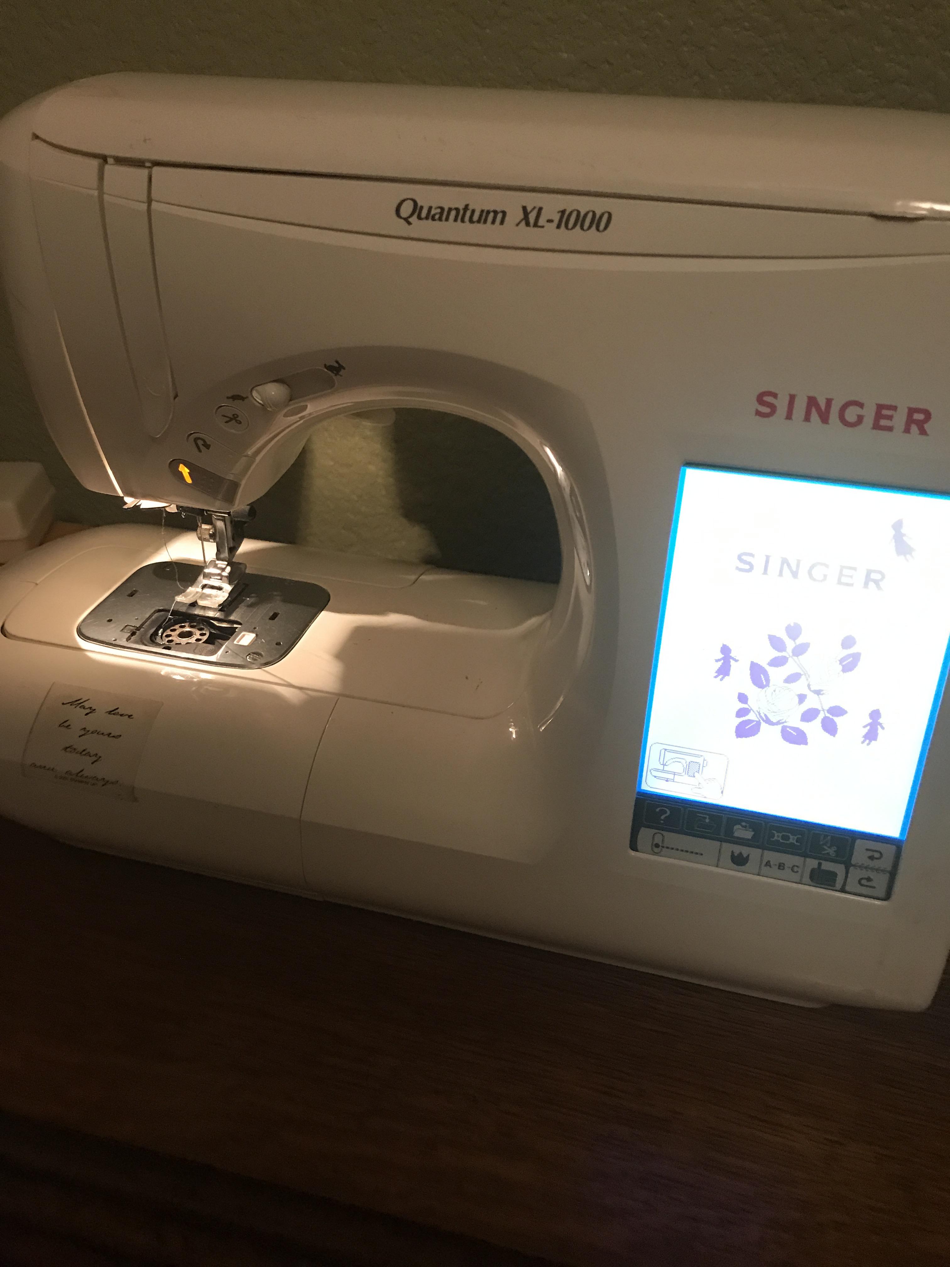 I recently inherited my grandmother’s sewing machine and it’s a Singer