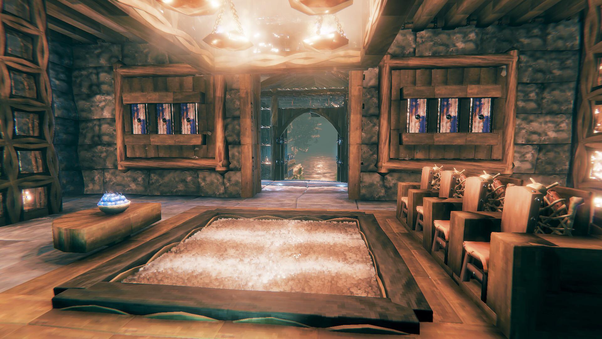 H&H New base Living room r/valheim