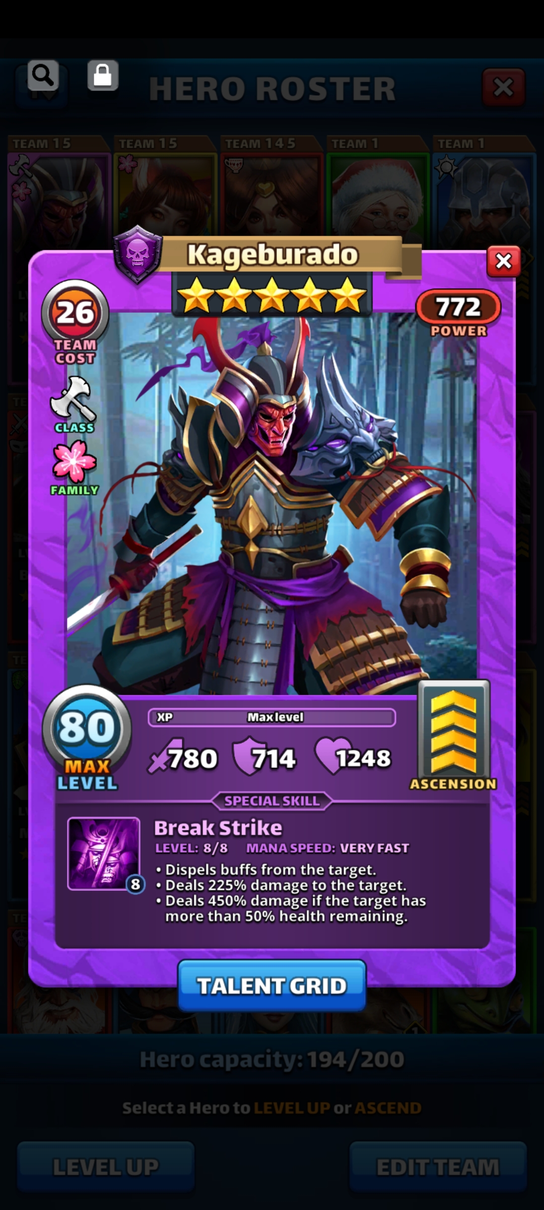 I finally fully leveled my first 5 star hero! r/EmpiresAndPuzzles