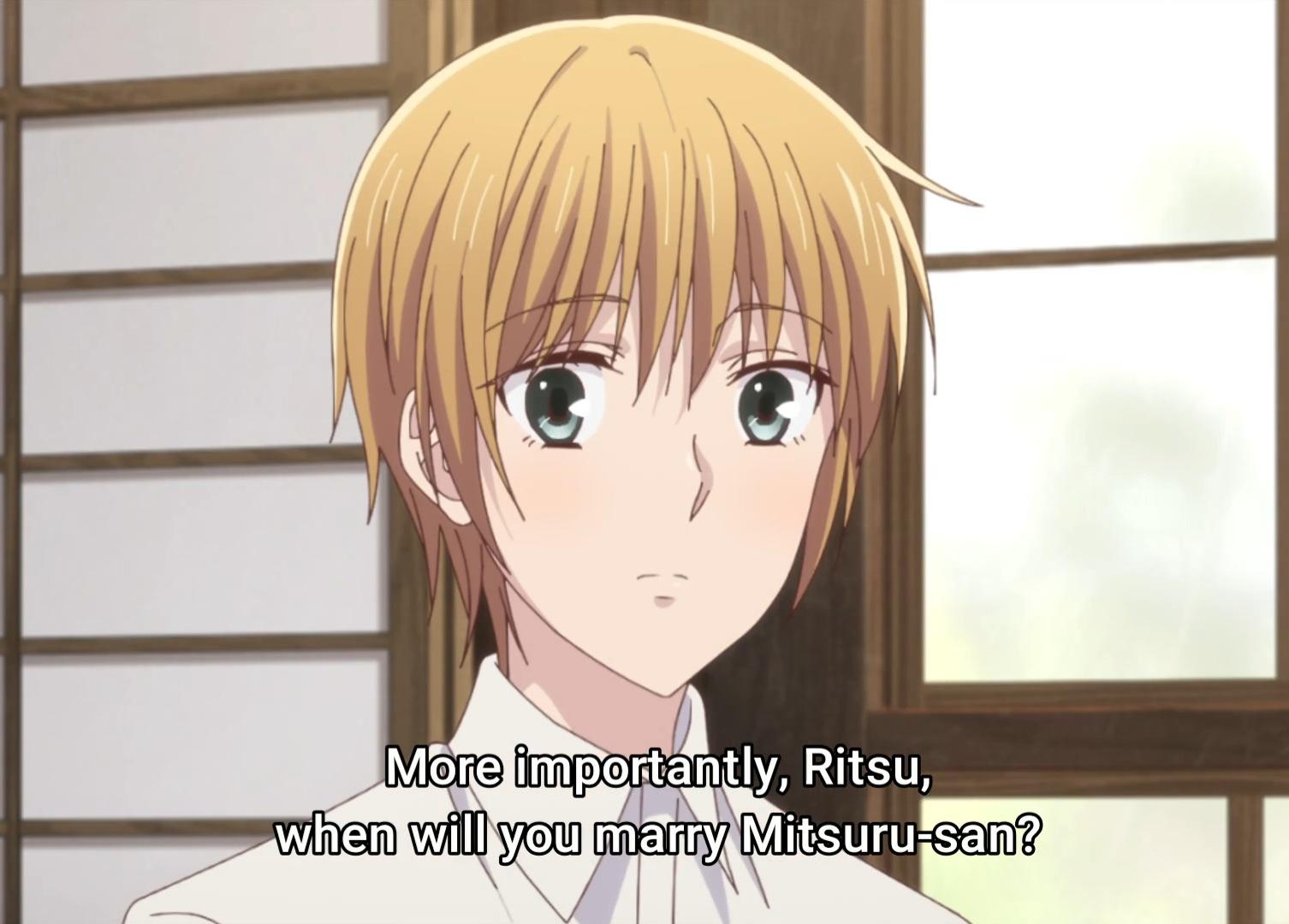 Fruits Basket Ritsu And Mitsuru