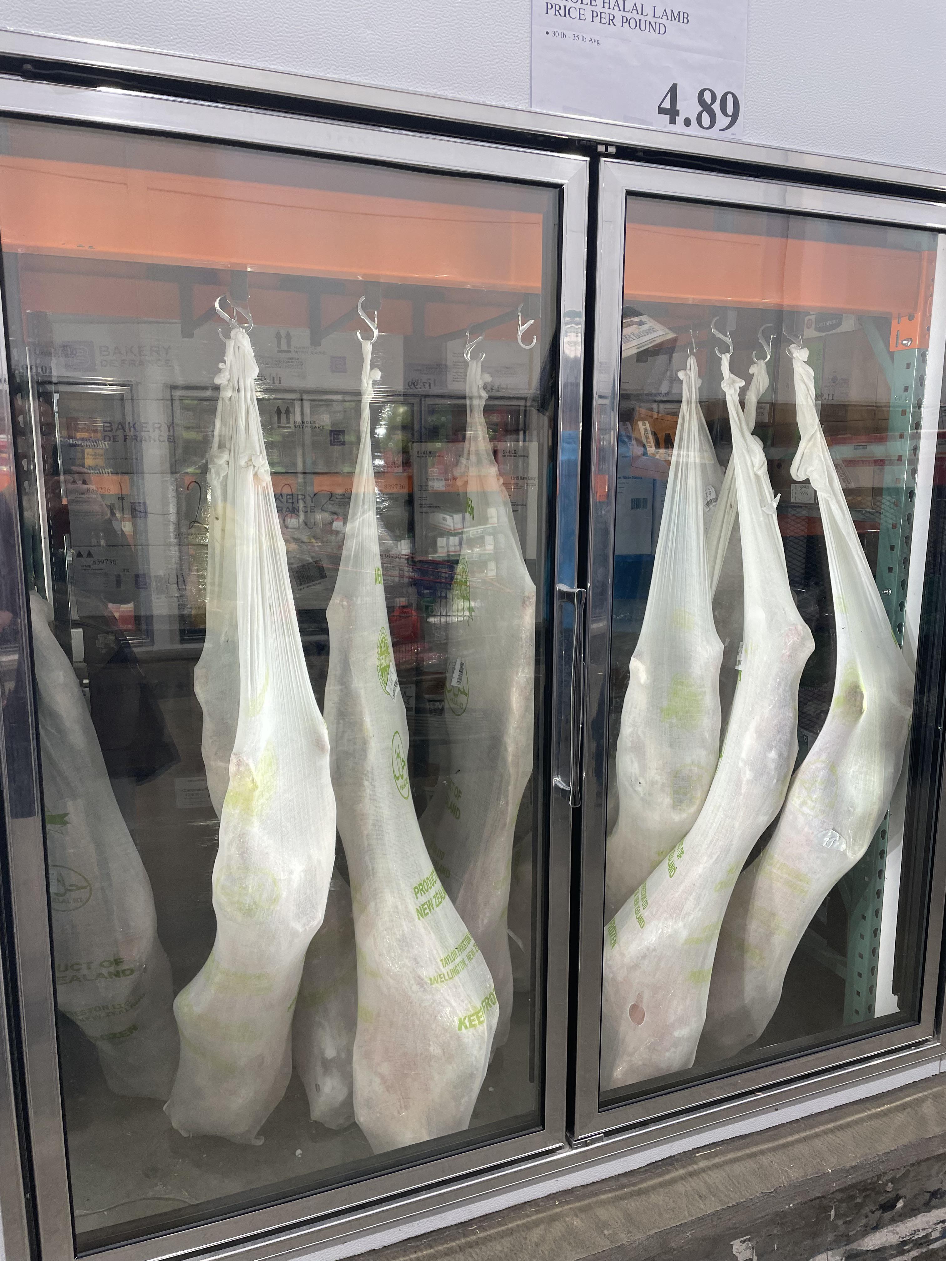 Found at my local Costco yesterday. Is whole halal lamb a common item