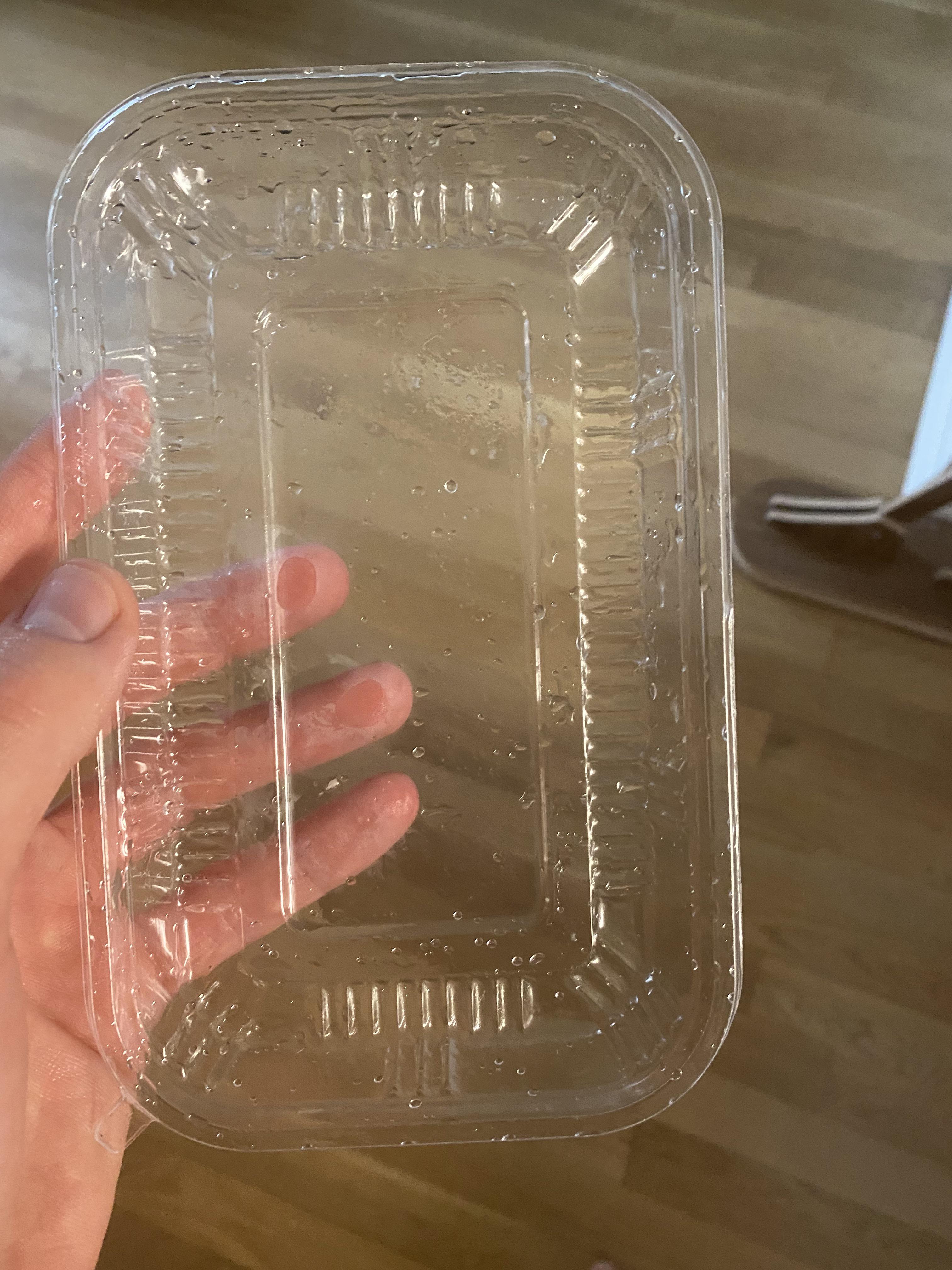 To clean these for recycling I run them through the dishwasher and they