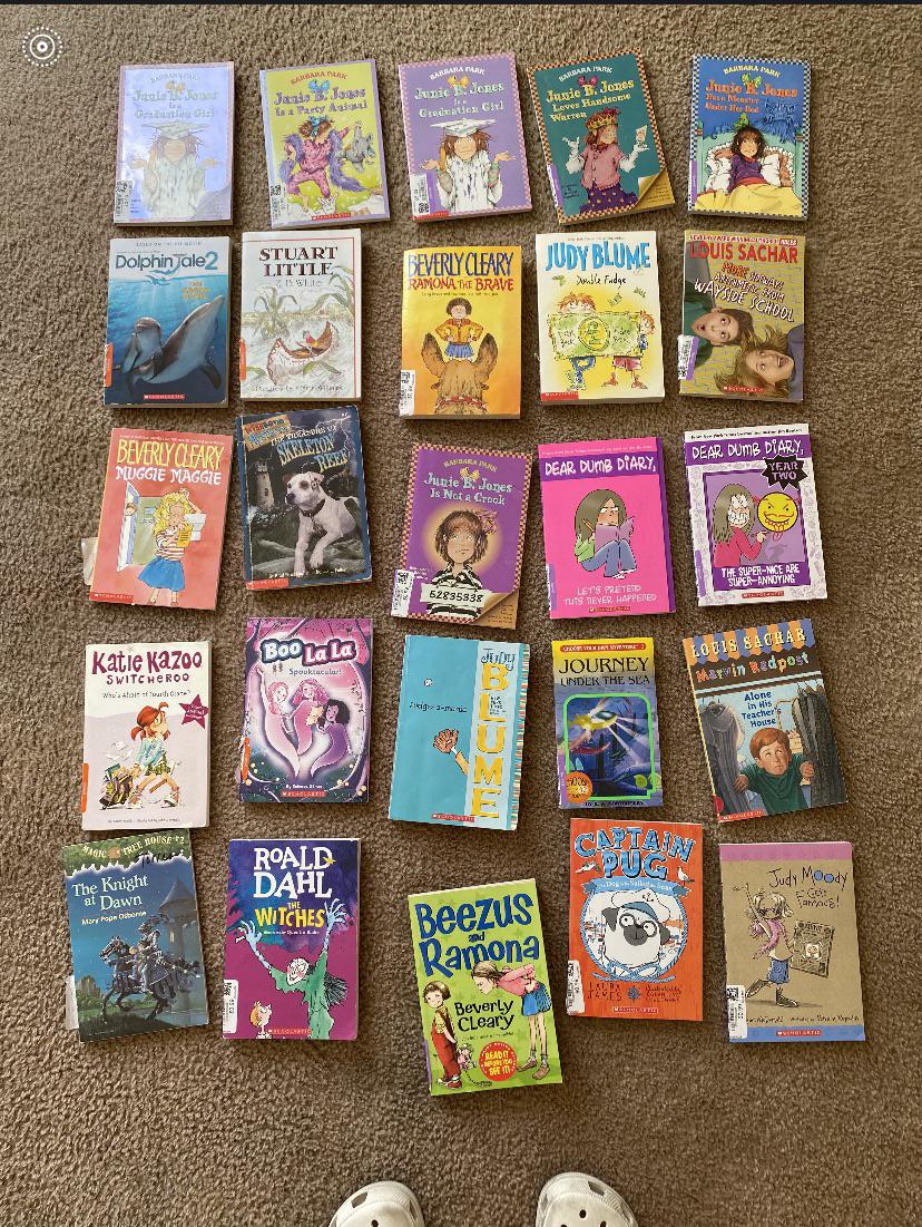 25 books for 18 with my teacher discount. They are all in “like new