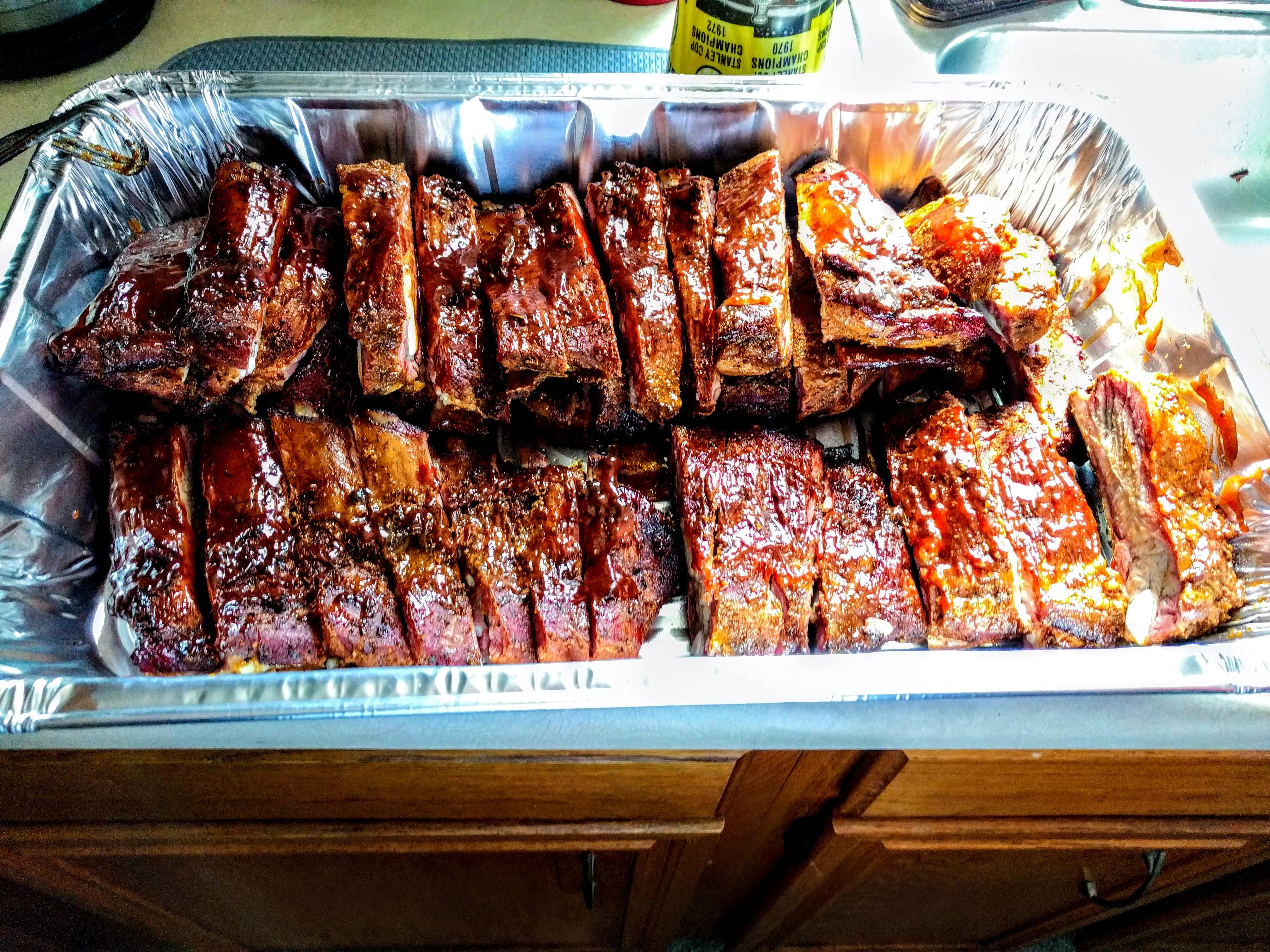 [Homemade] Smoked Ribs r/food