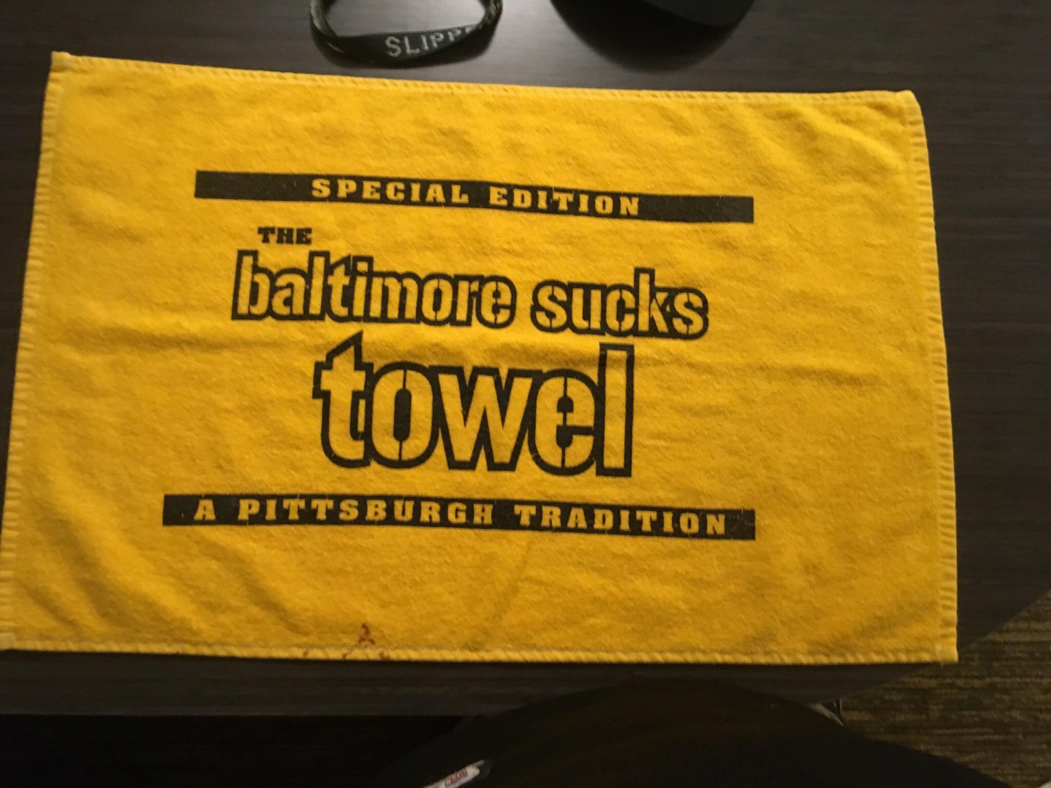 My Terrible Towel of choice for today, and every other game day r