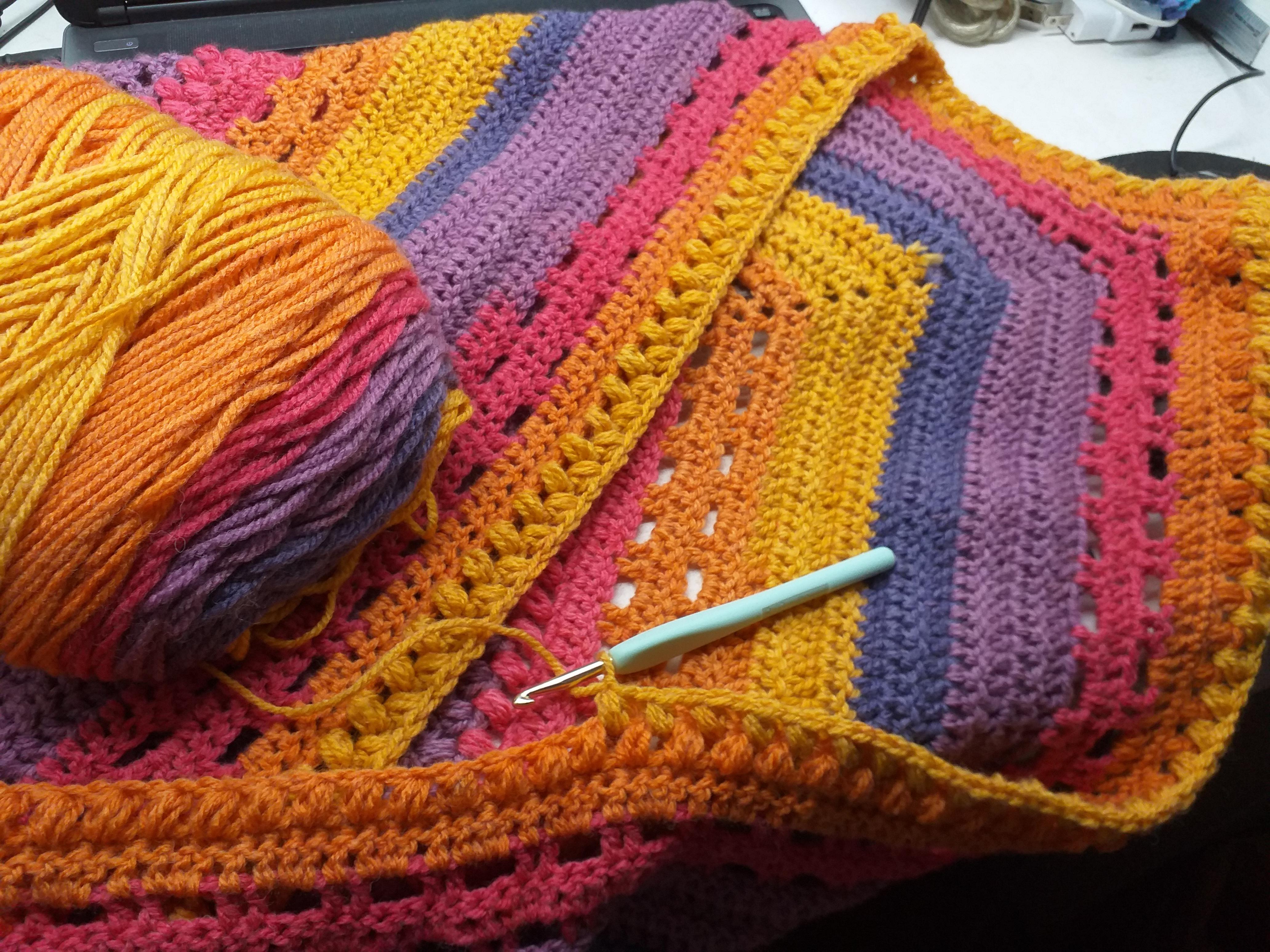 I'm a sucker for self striping yarns r/crochet