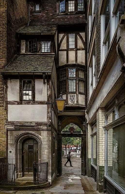 *Borrowed from Facebook* St Bartholomew’s Gatehouse, London, England