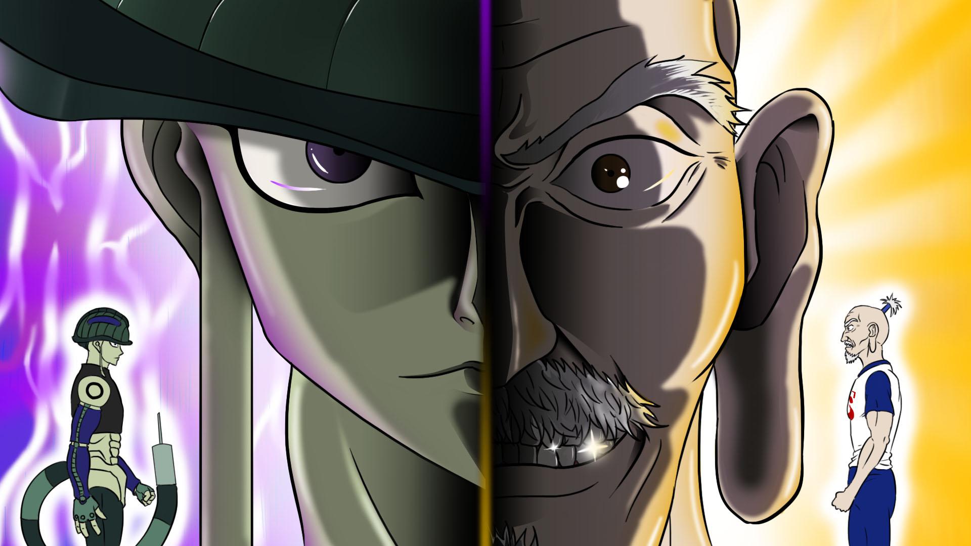 Netero vs Mereum 1080p Artwork HunterXHunter