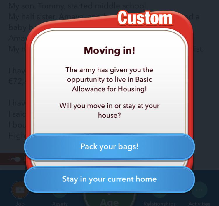 Does anybody else think that when you get the army career you can get
