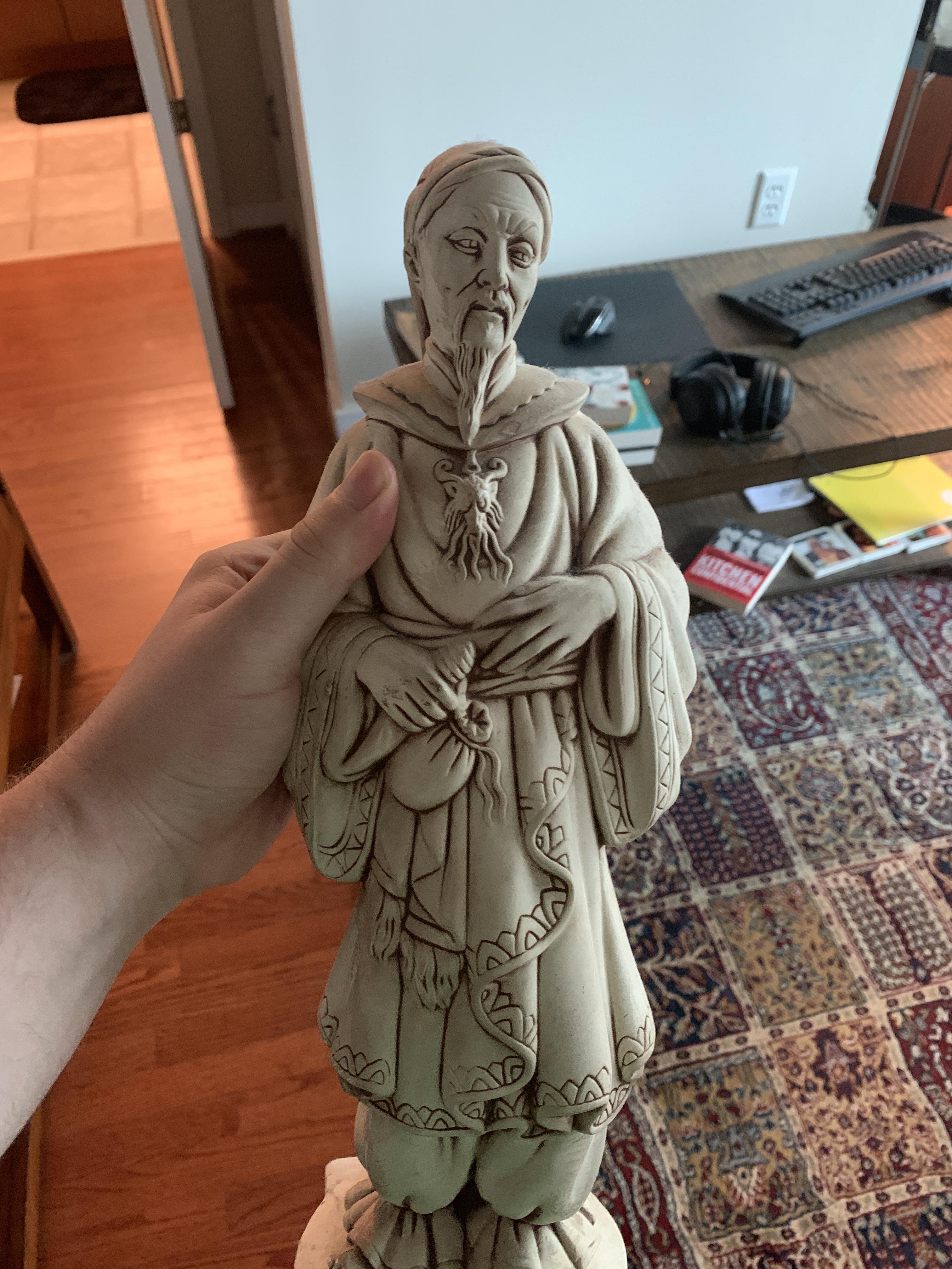 Received this statue as a gift. I’ve been trying to put together who