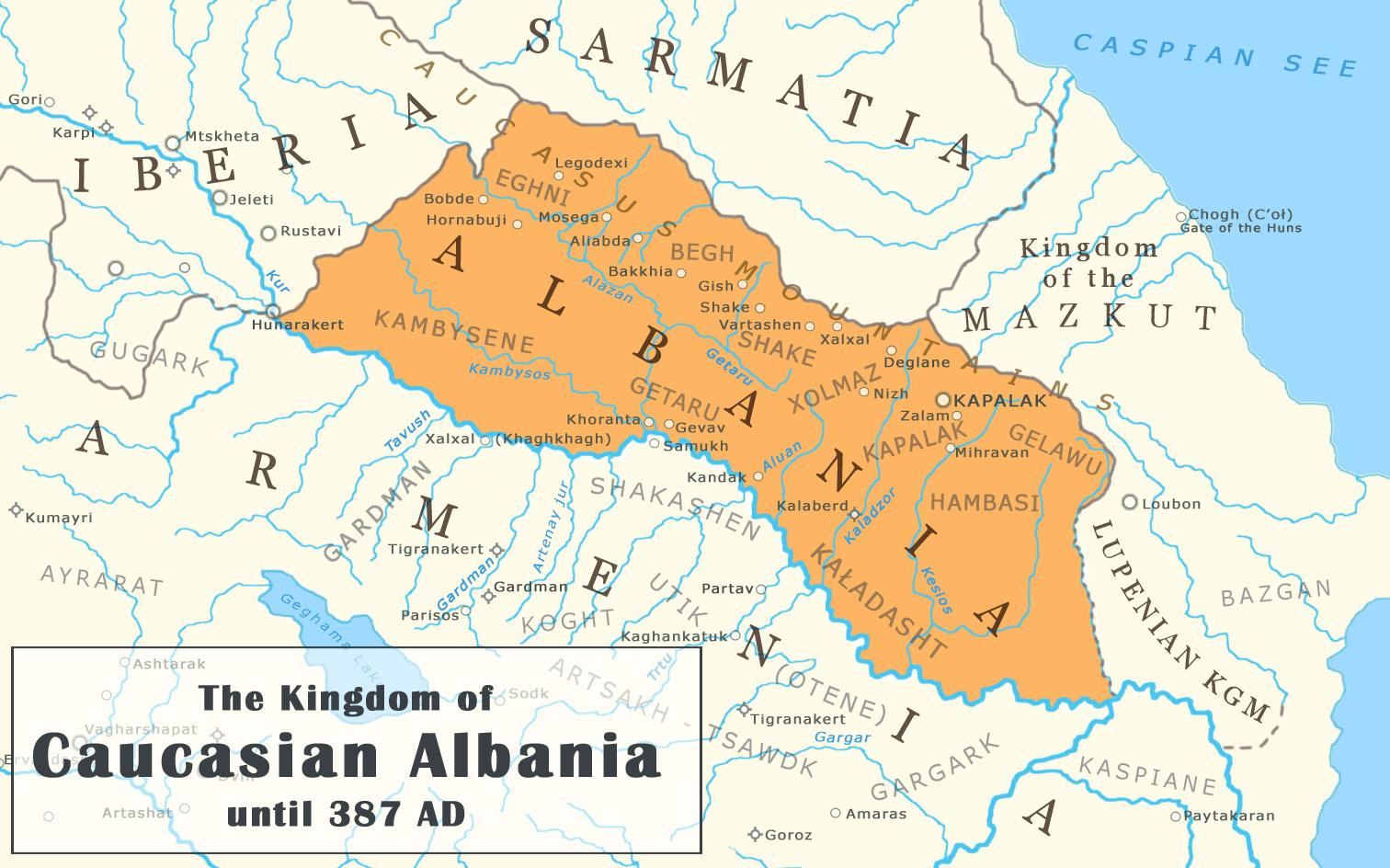 When Albania, Armenia and Iberia were neighbours r/europe