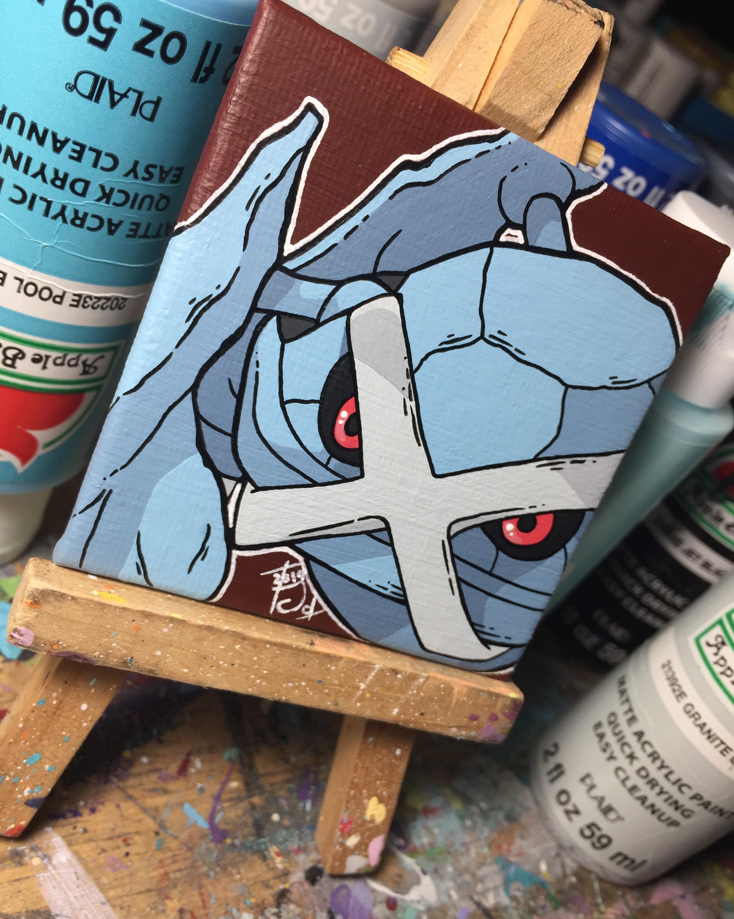 This was one of my favorites to paint out of the hundreds of tiny