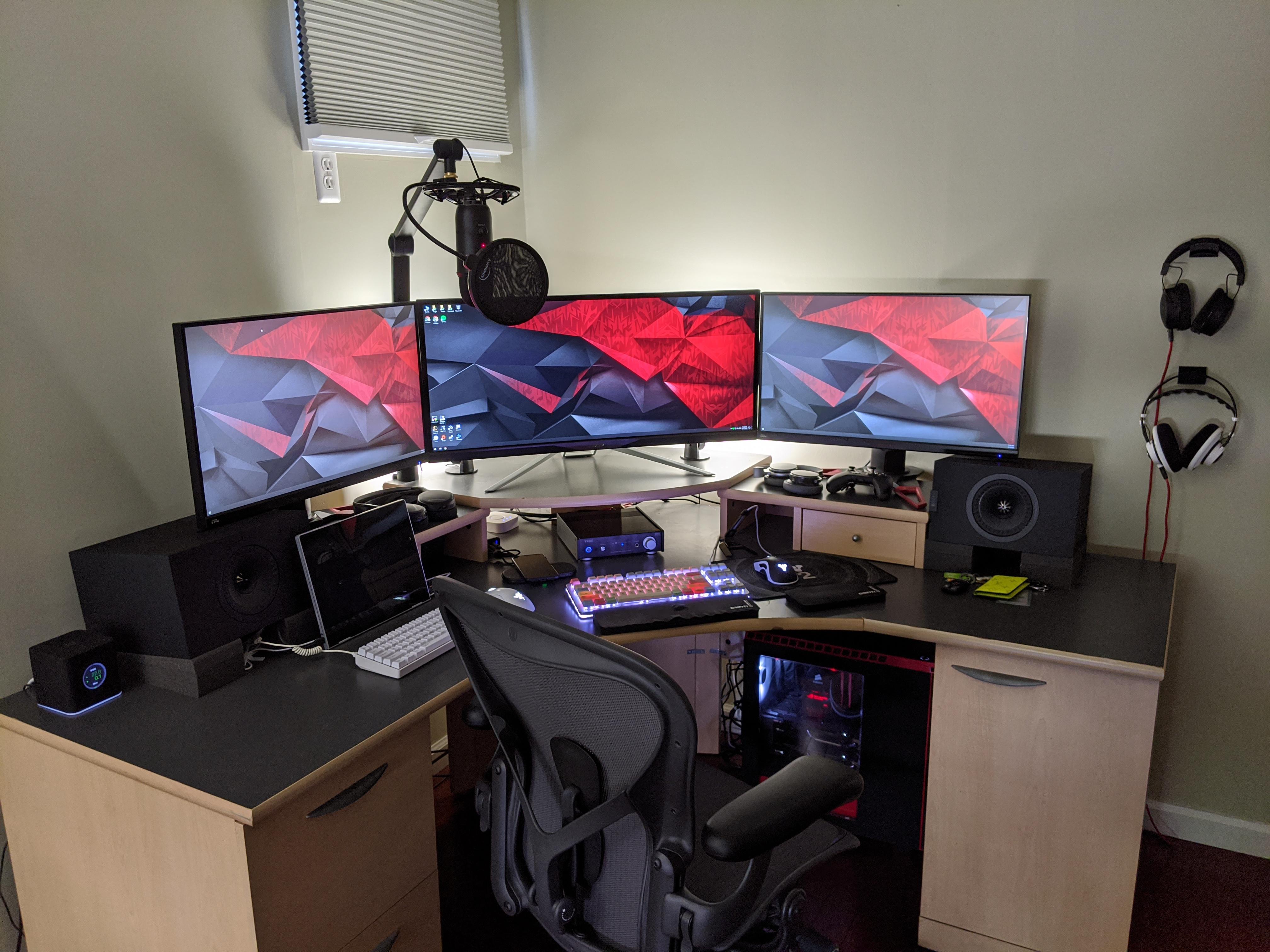 Gaming station turned work from home r/battlestations