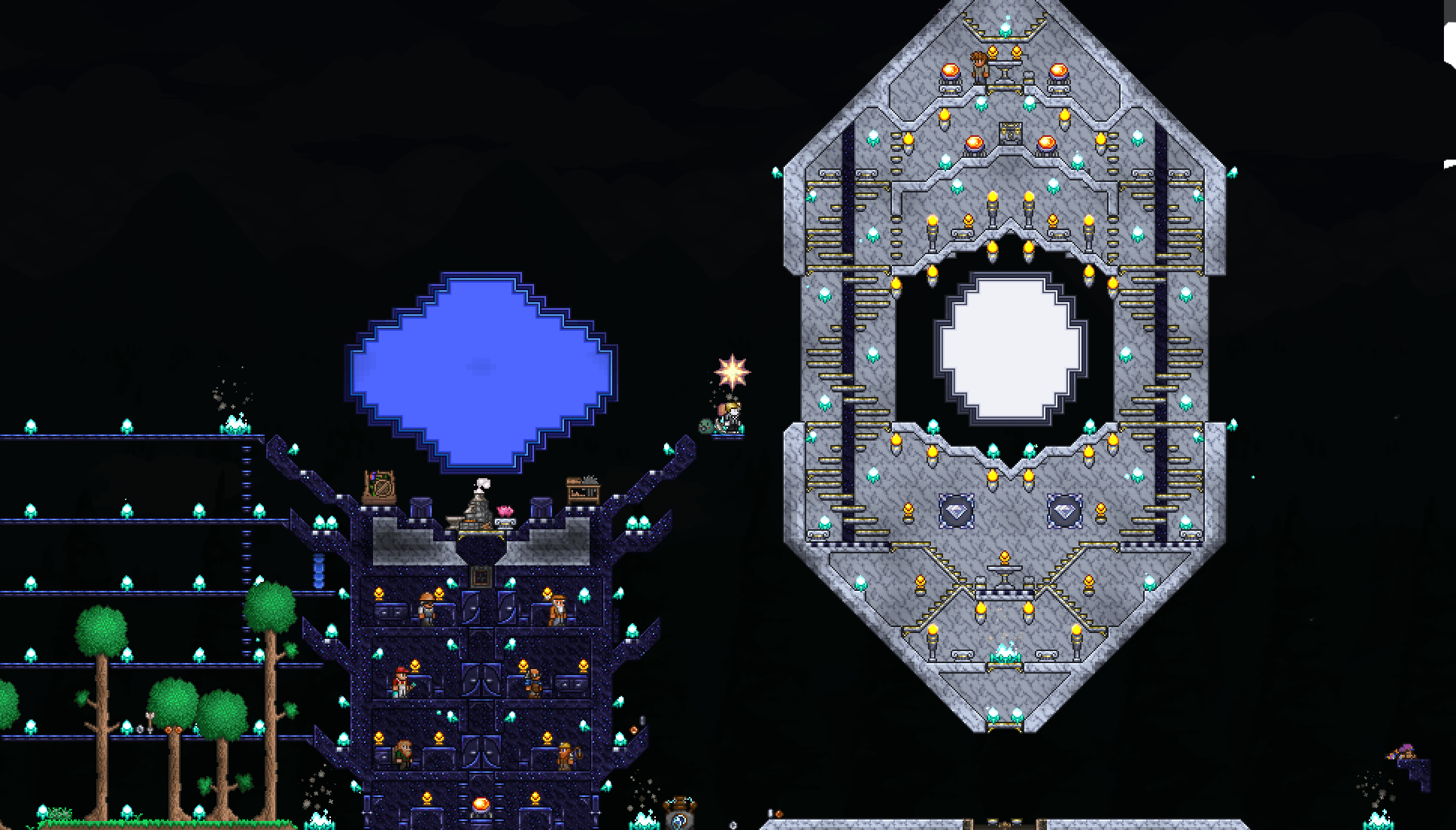 Magic Crystal Themed Marble/Granite Base From My Modded Playthrough