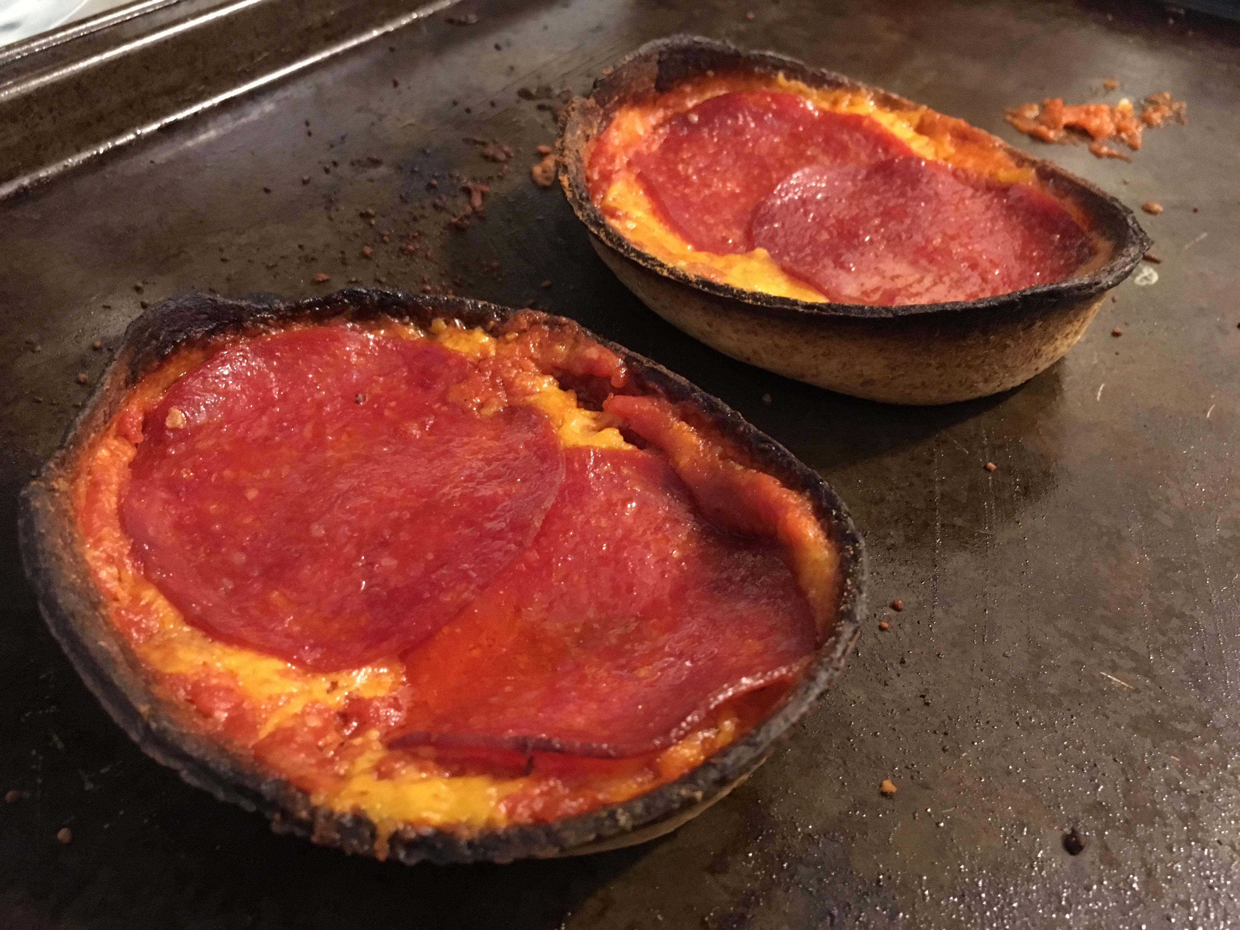 Crispy Pepperoni Cheddar Taco Boats [OC] r/shittyfoodporn