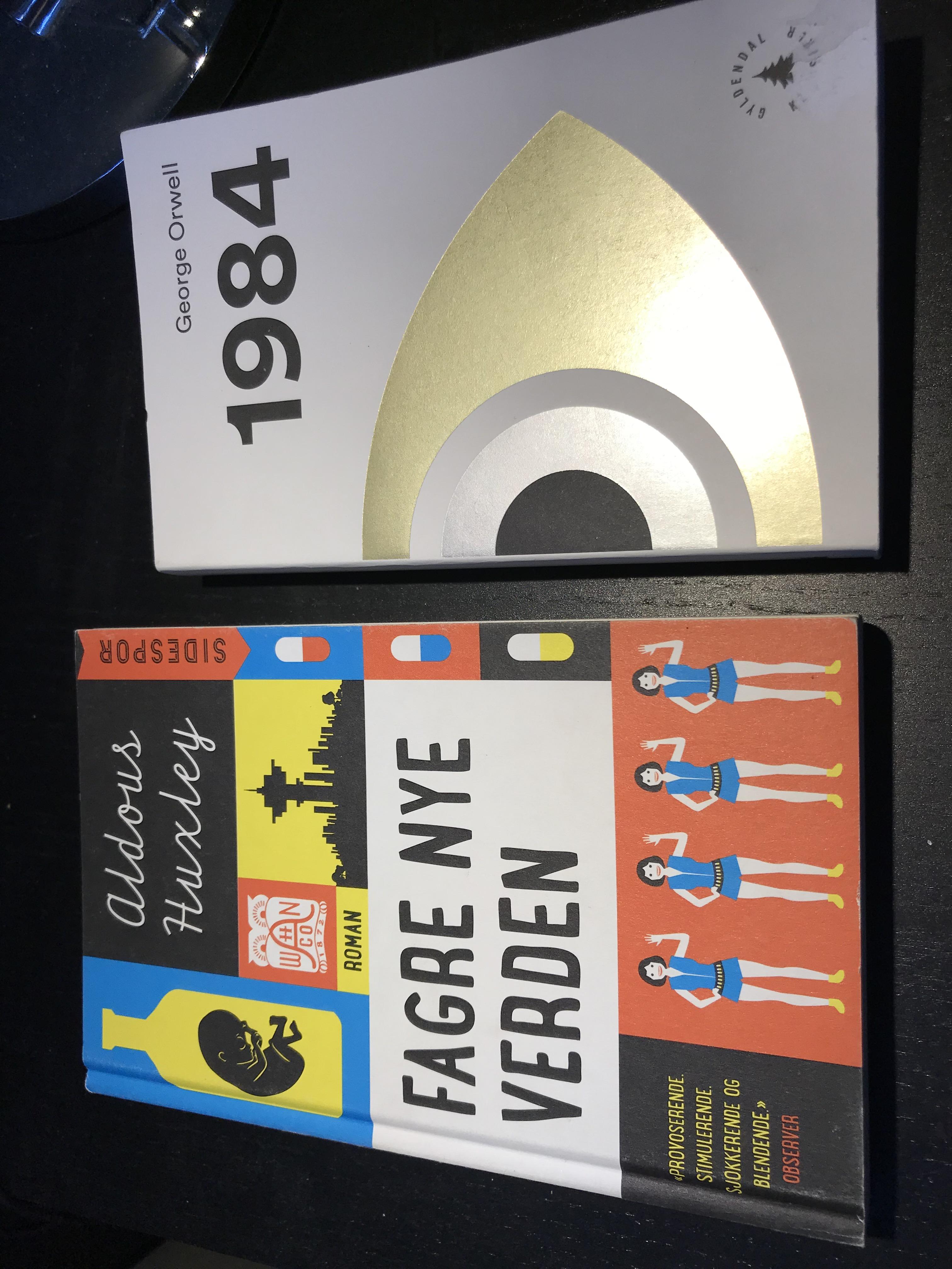 Love my covers for Brave new world and 1984! bookclapreviewclap