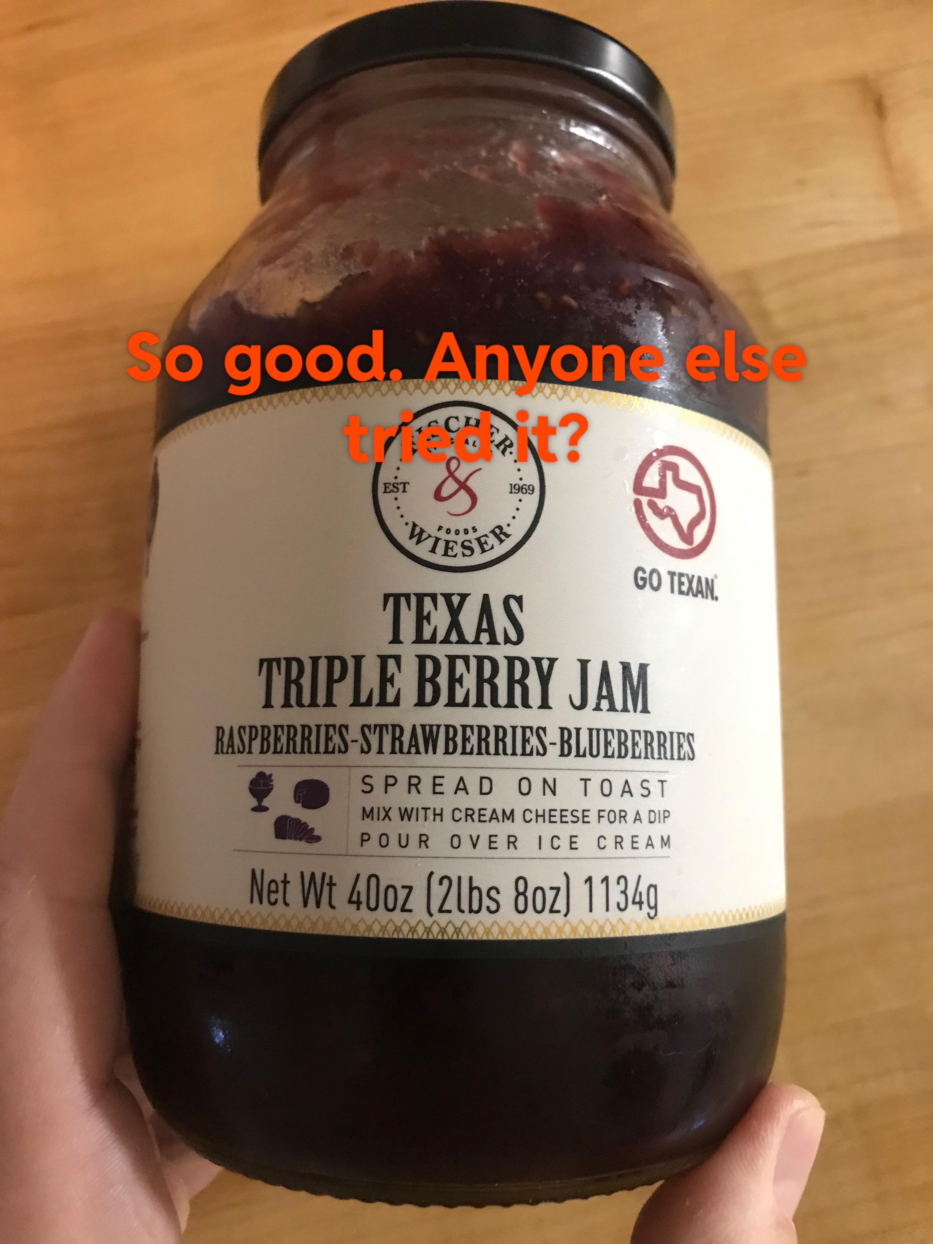 Texas Triple Berry Jam r/Costco