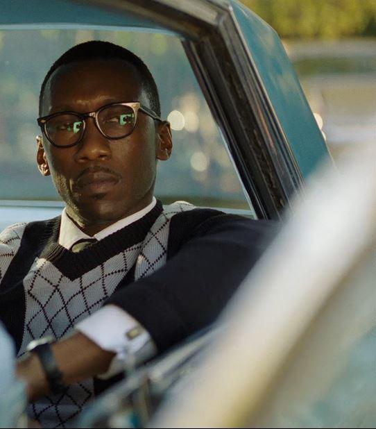 Green Book (2018) Camera reflection on Dr. Shirley's opticals. r