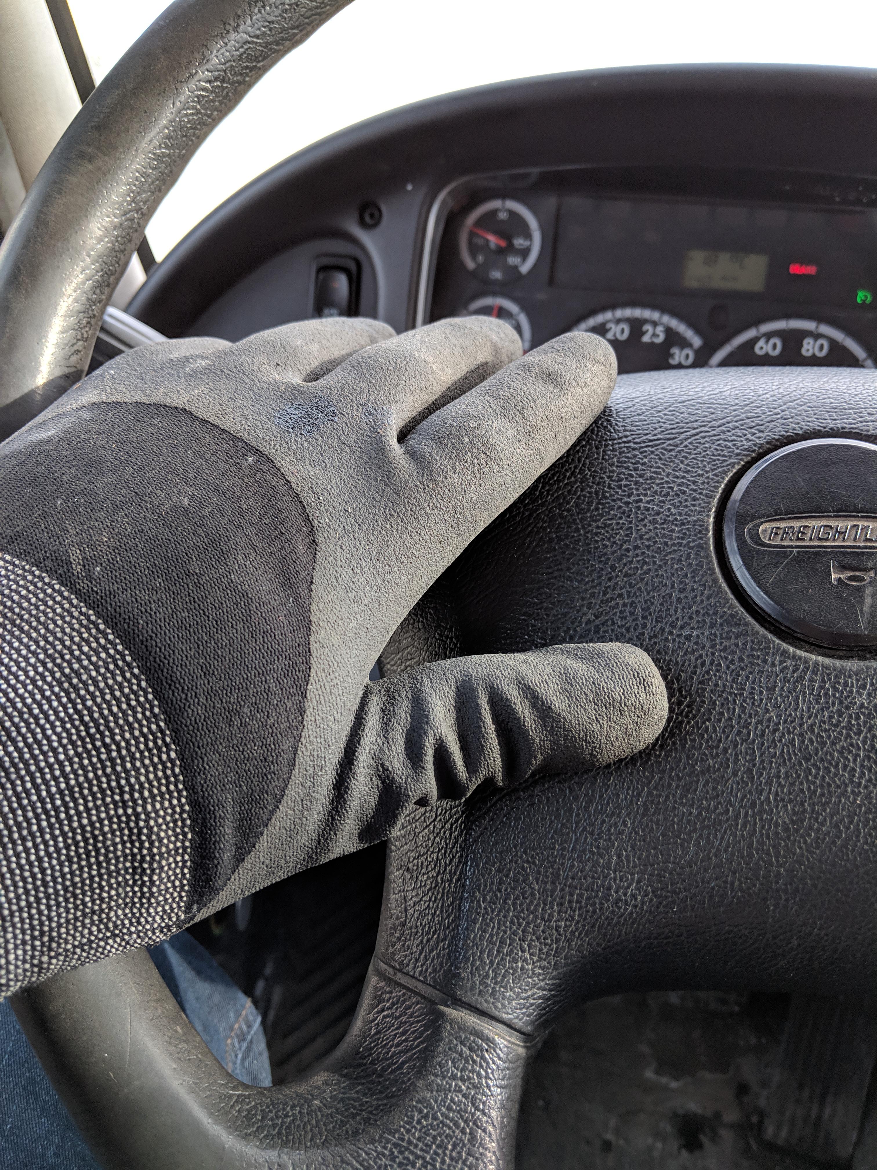 99 of car accidents, the drivers were not wearing gloves. What does