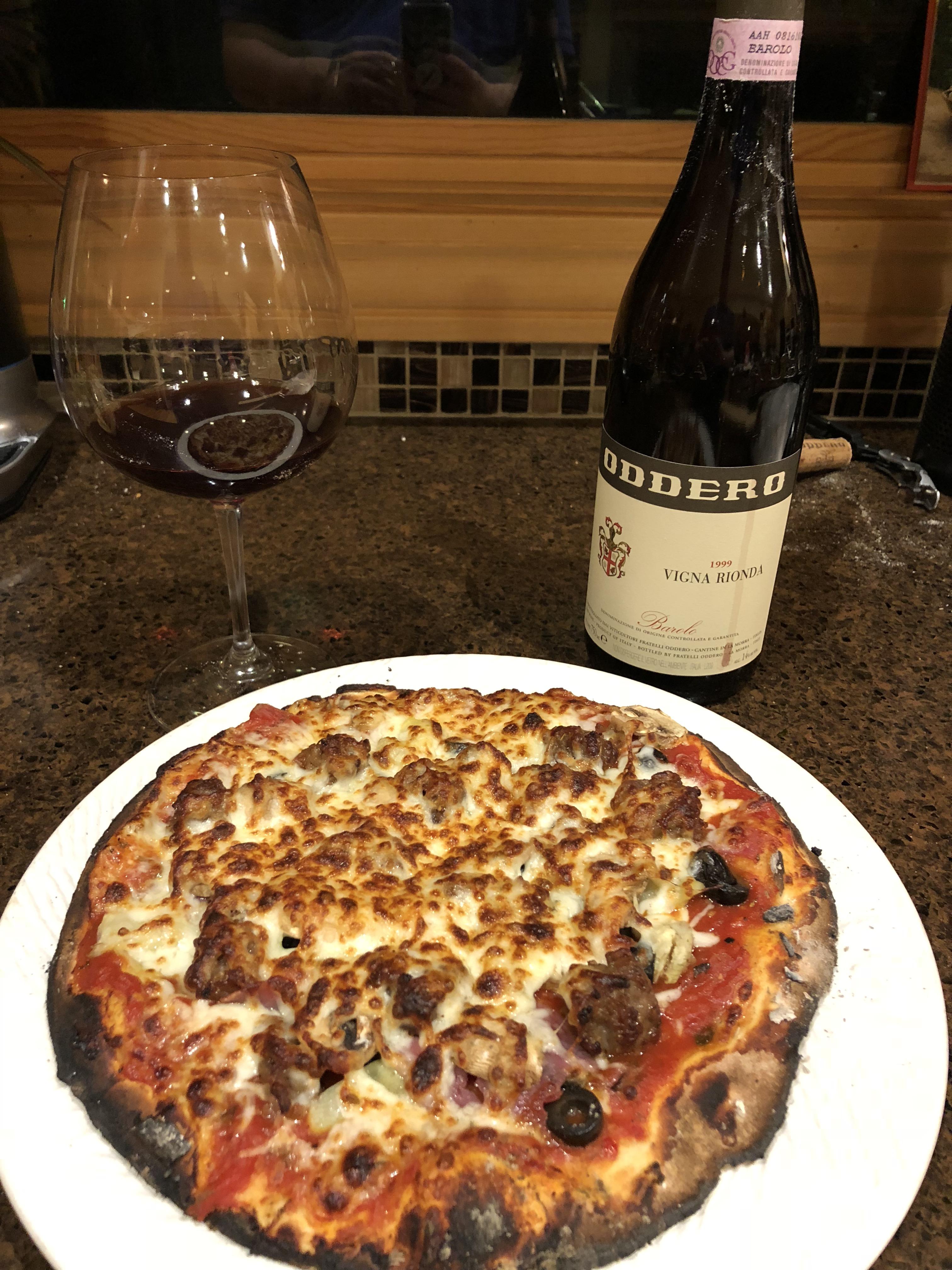 ‘99 Oddero Barolo wine