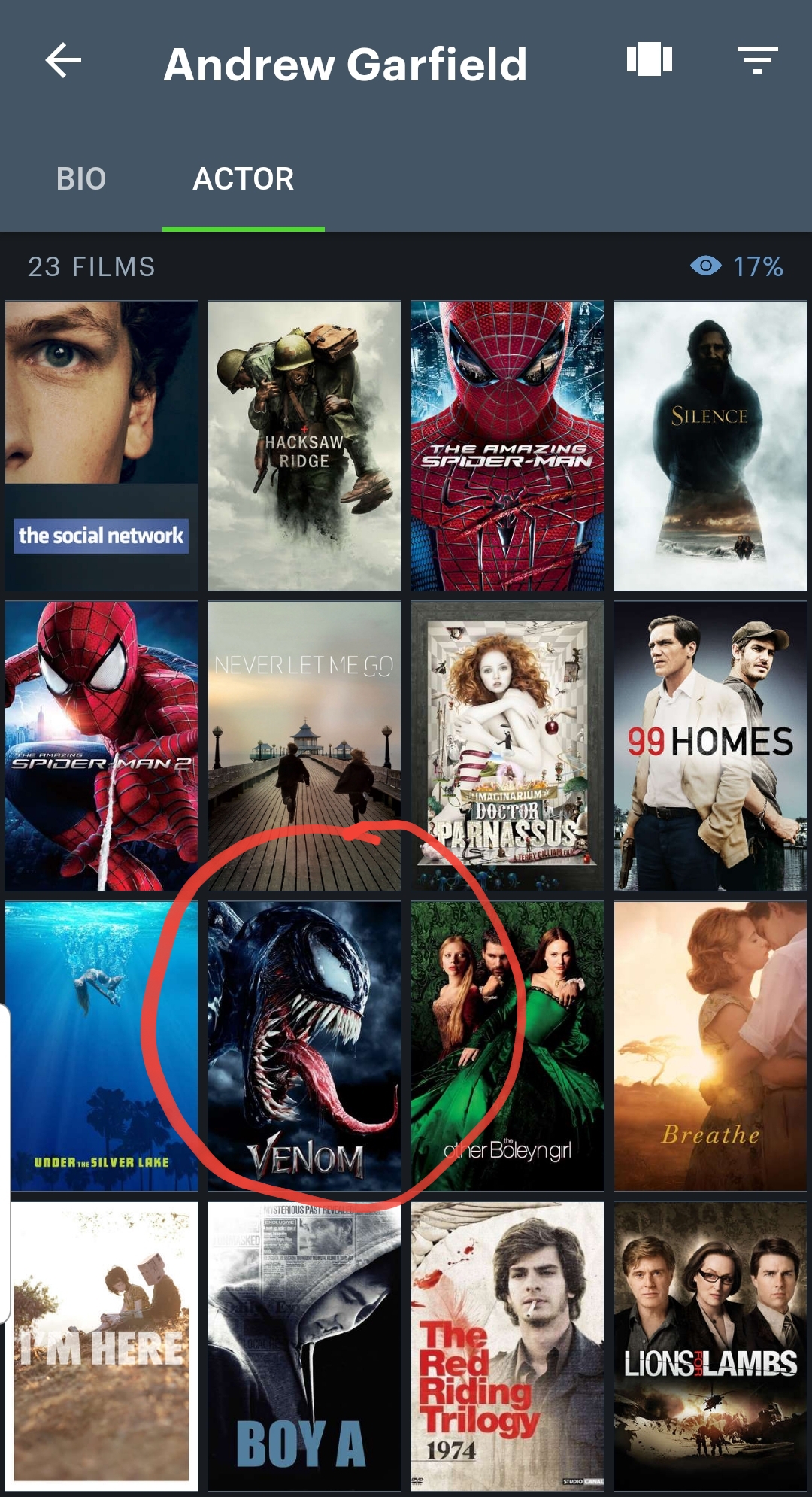Andrew Garfield's movies on Letterboxd. Are we about to get an insane