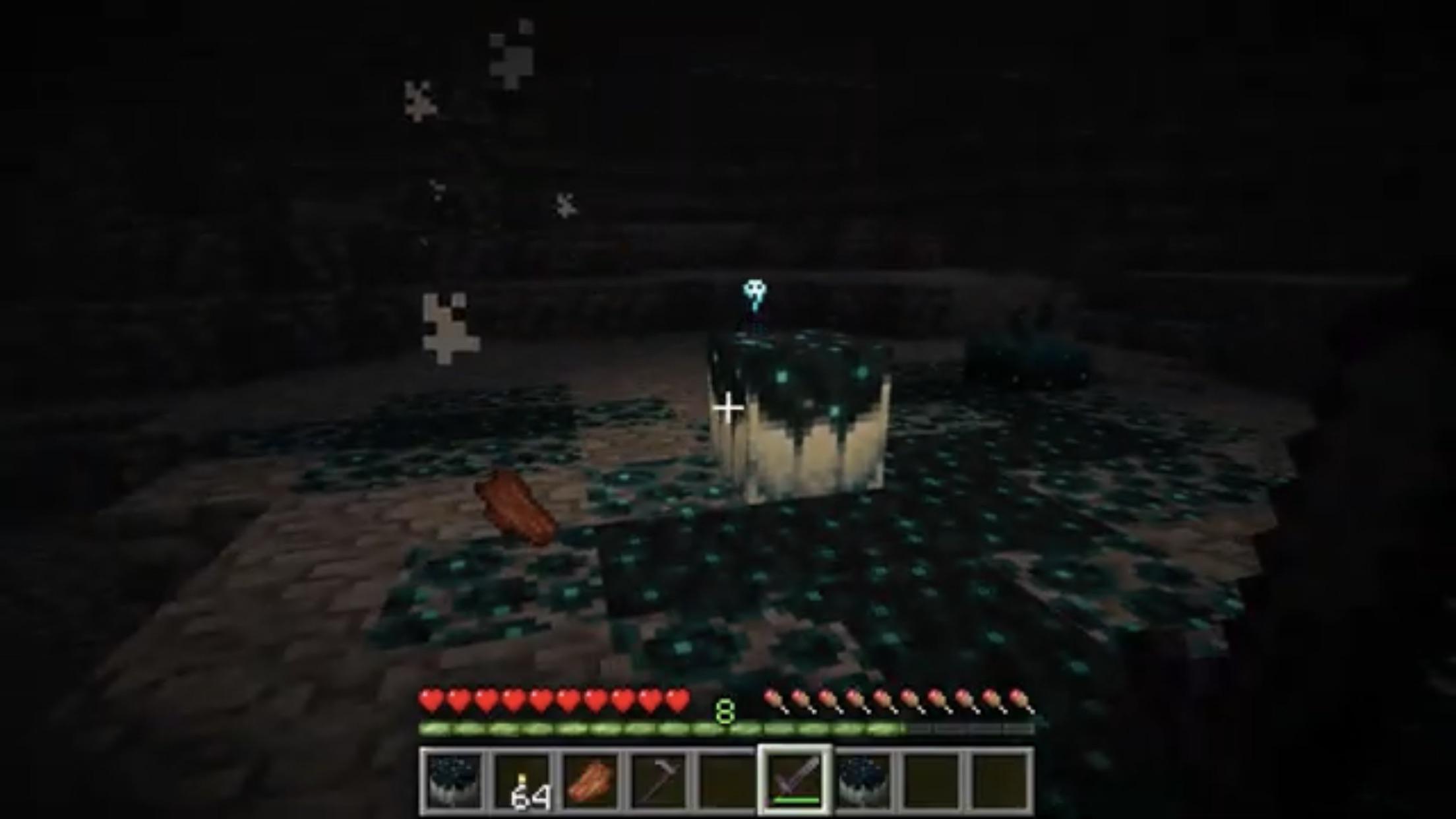 Since the Sculk Catalyst used EXP to spread, what would happen if you