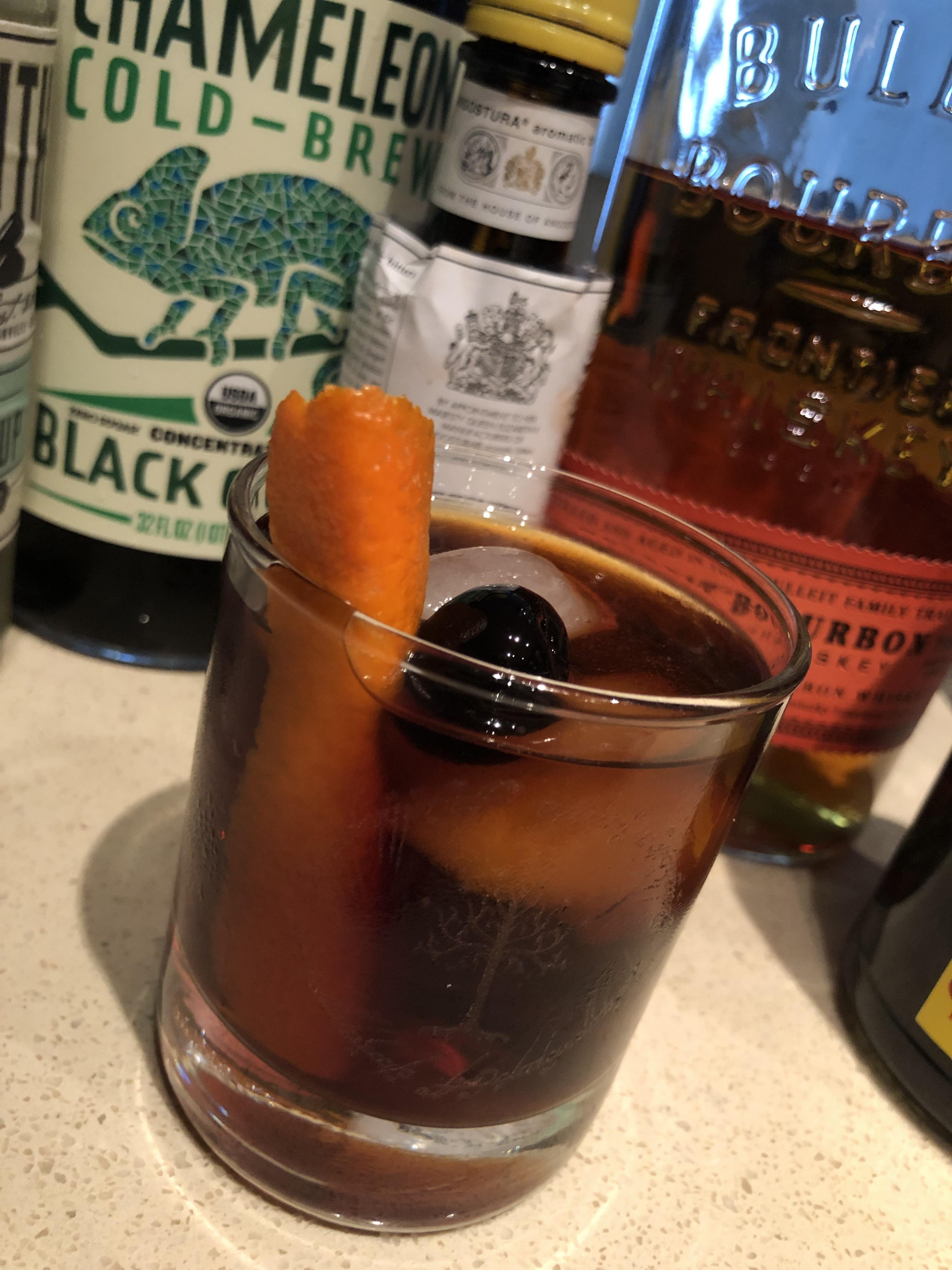 Cold Brew Coffee Old Fashioned cocktails