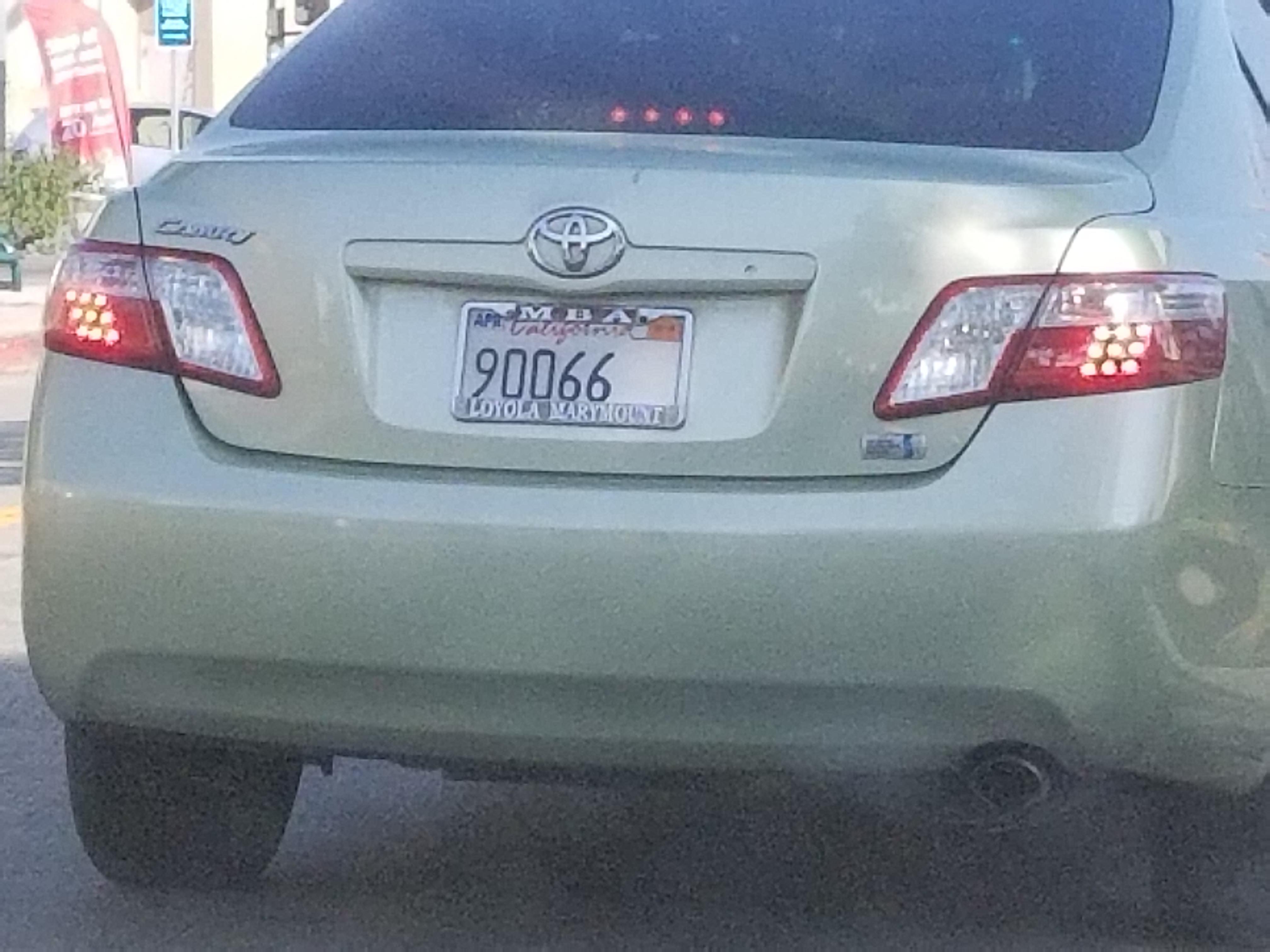 Saw car with my zip code. r/mildlyinteresting