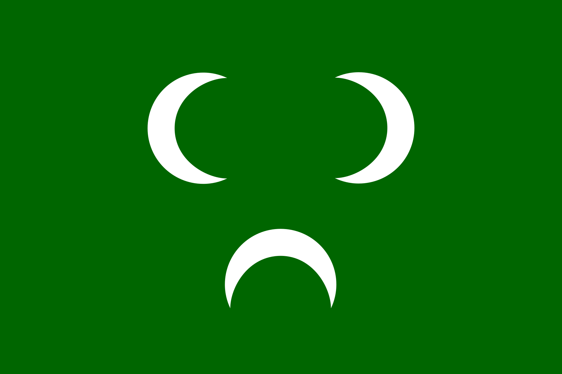 Flag of Ottoman Tripolitania after they lose the ItaloTurkish war and